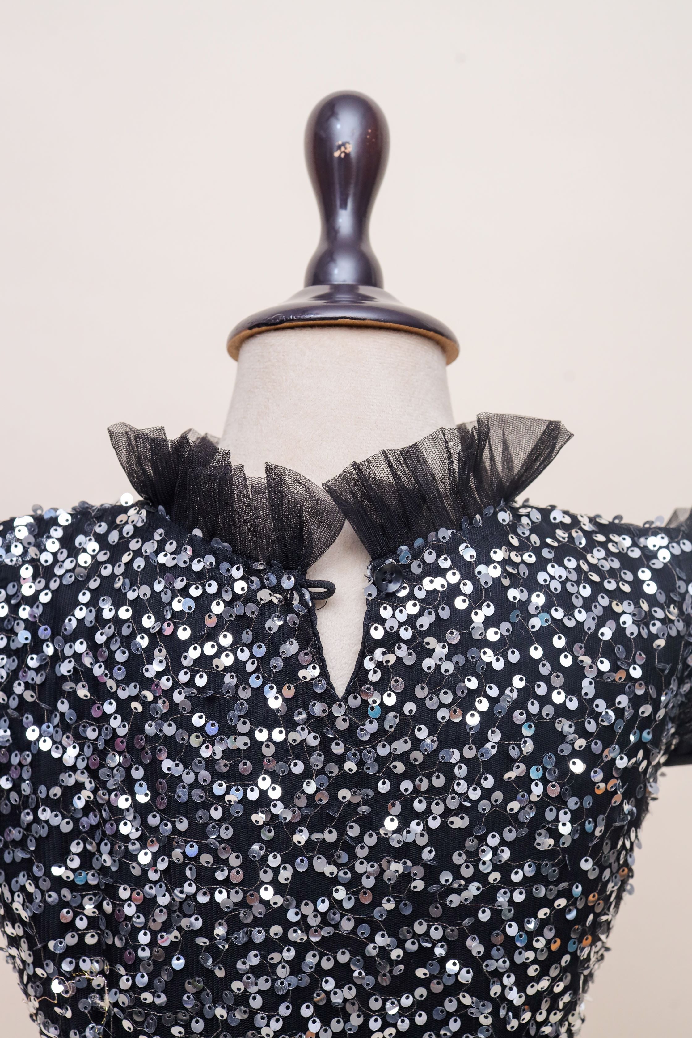 Sequin Party Frock Dress