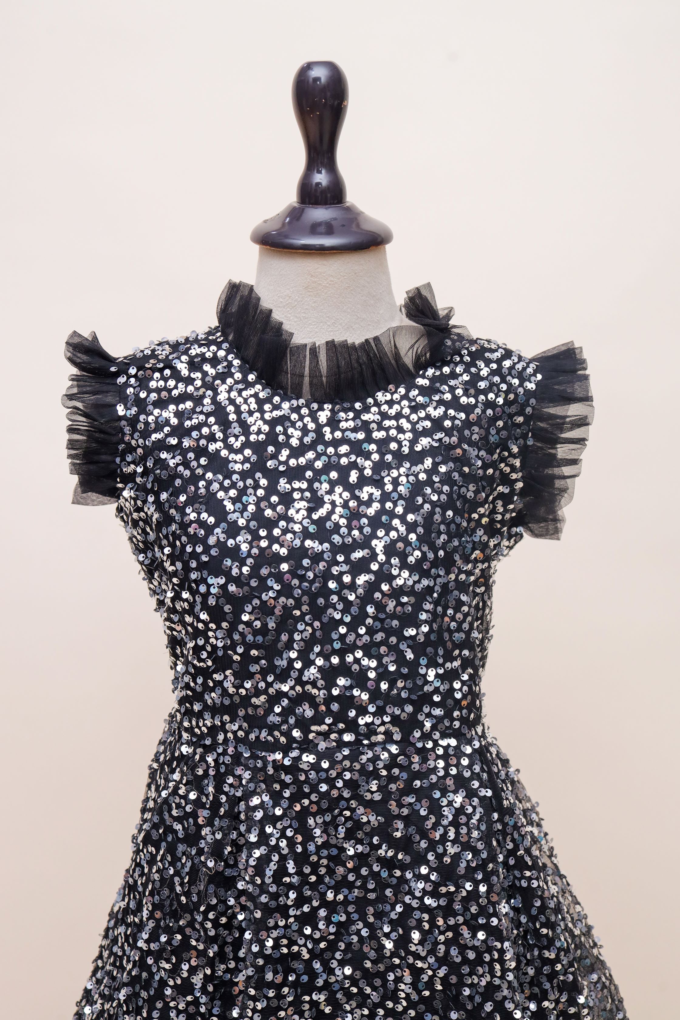 Sequin Party Frock Dress