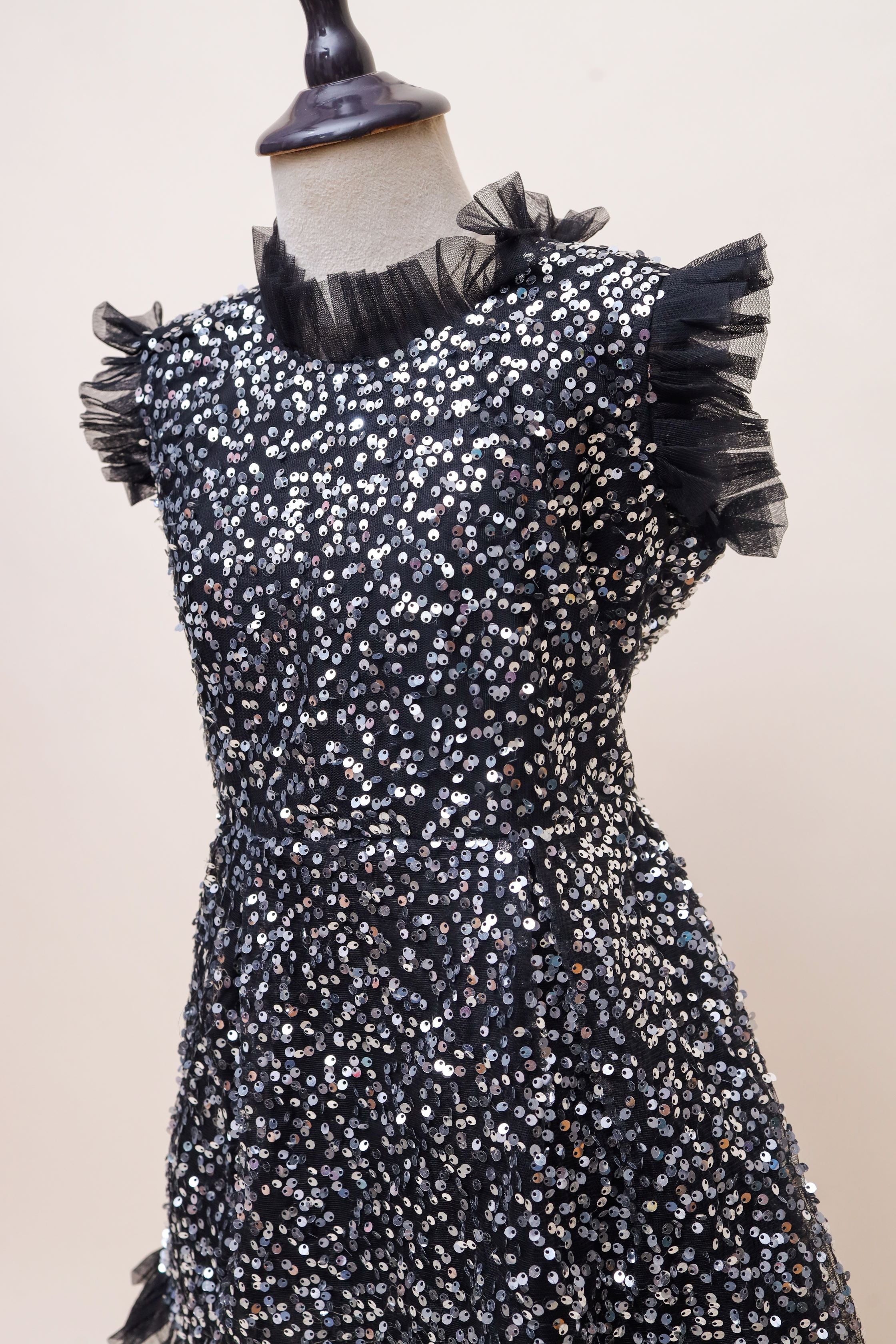 Sequin Party Frock Dress