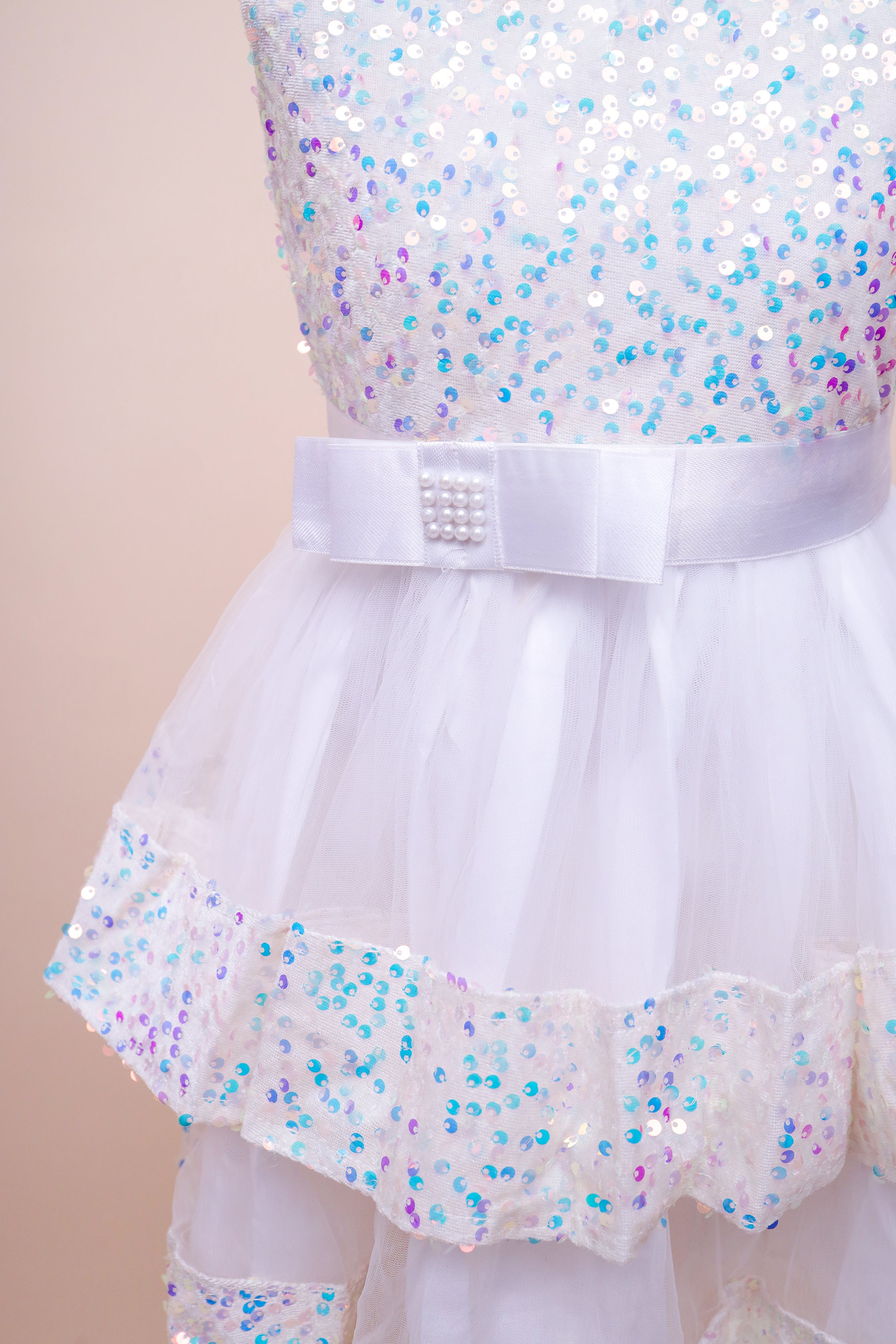 Snow Princess Sequin Gown