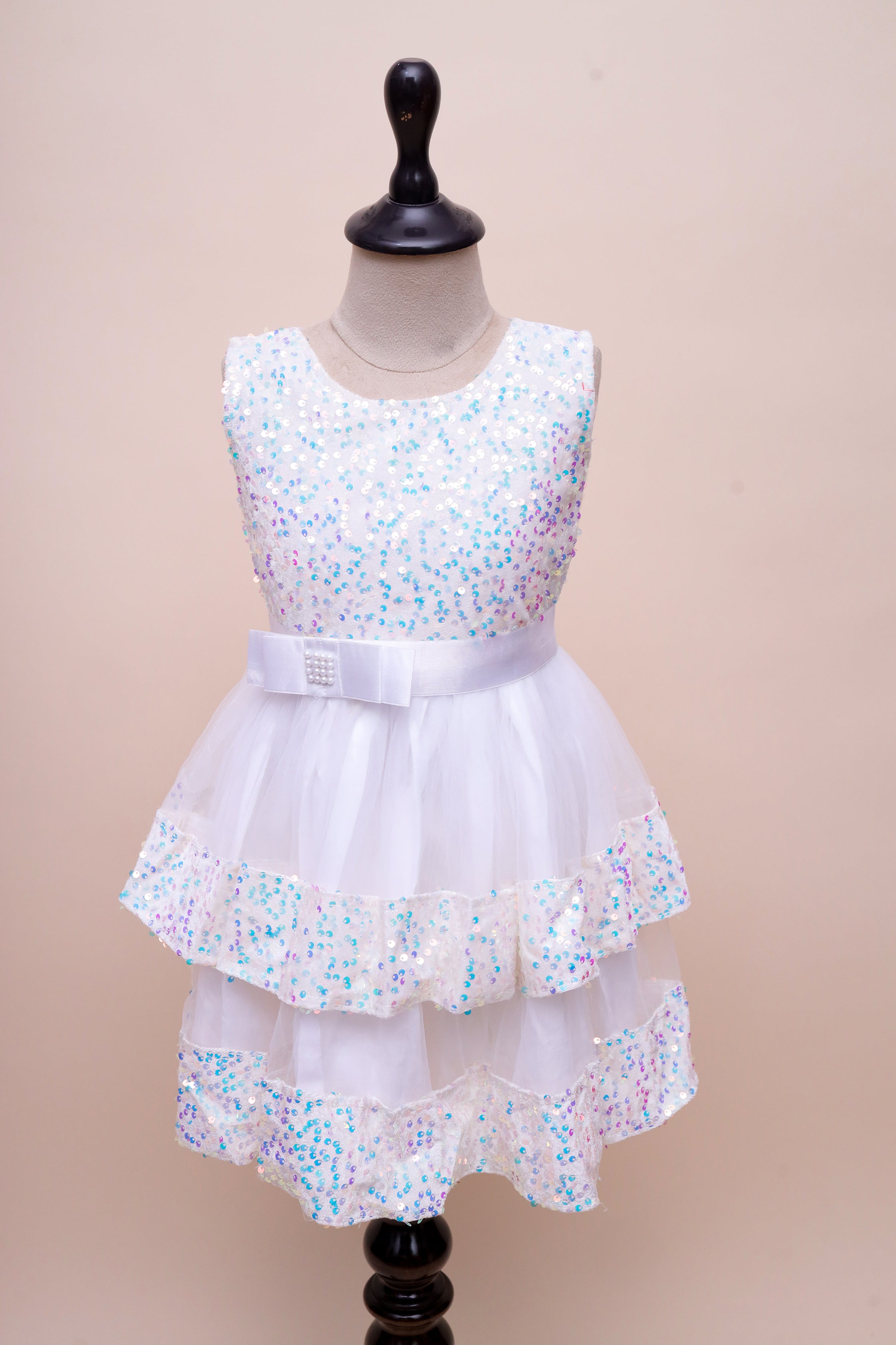 Snow Princess Sequin Gown
