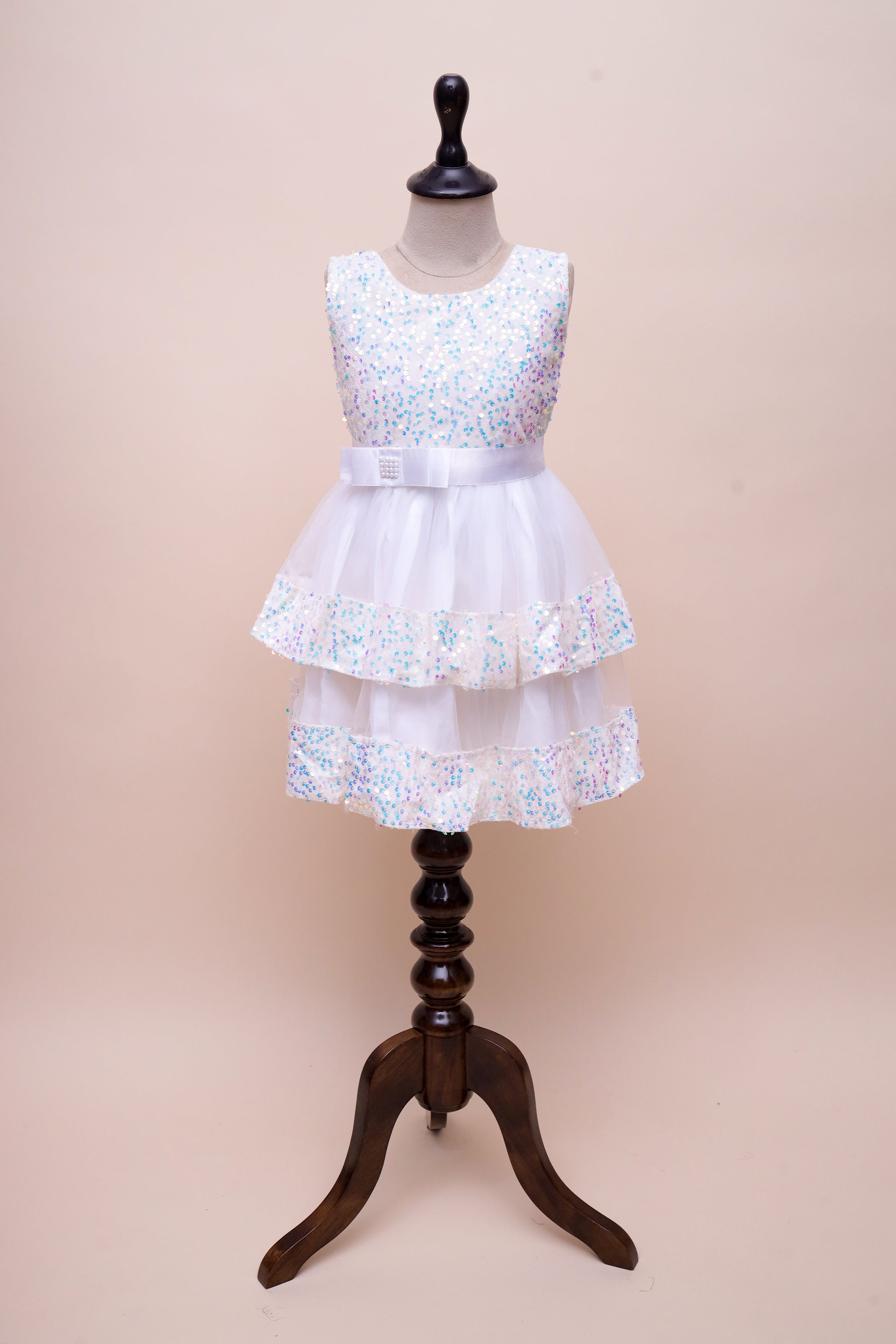 Snow Princess Sequin Gown