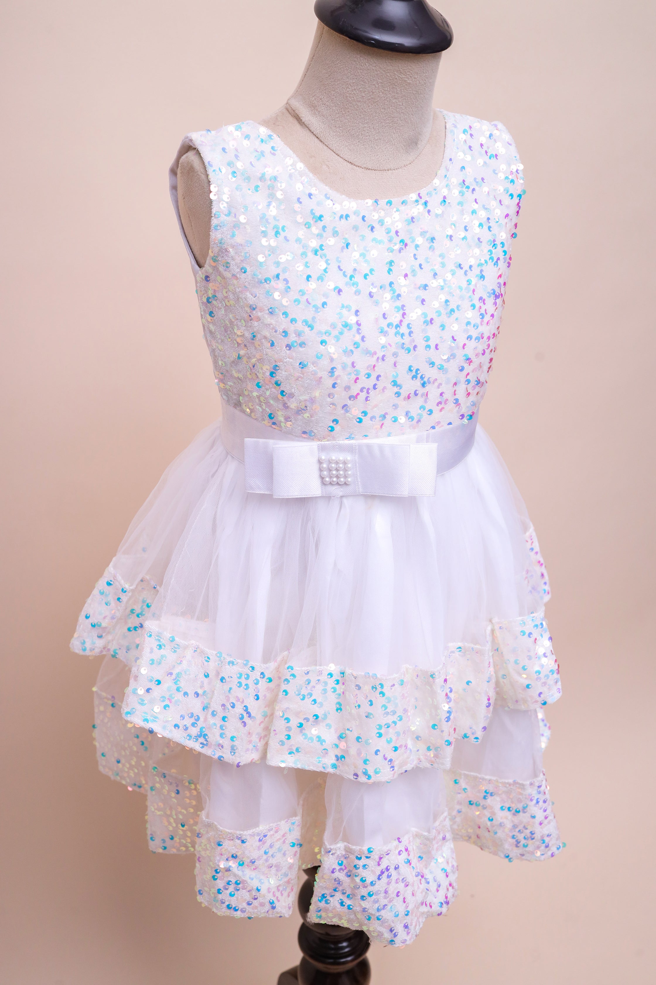 Snow Princess Sequin Gown