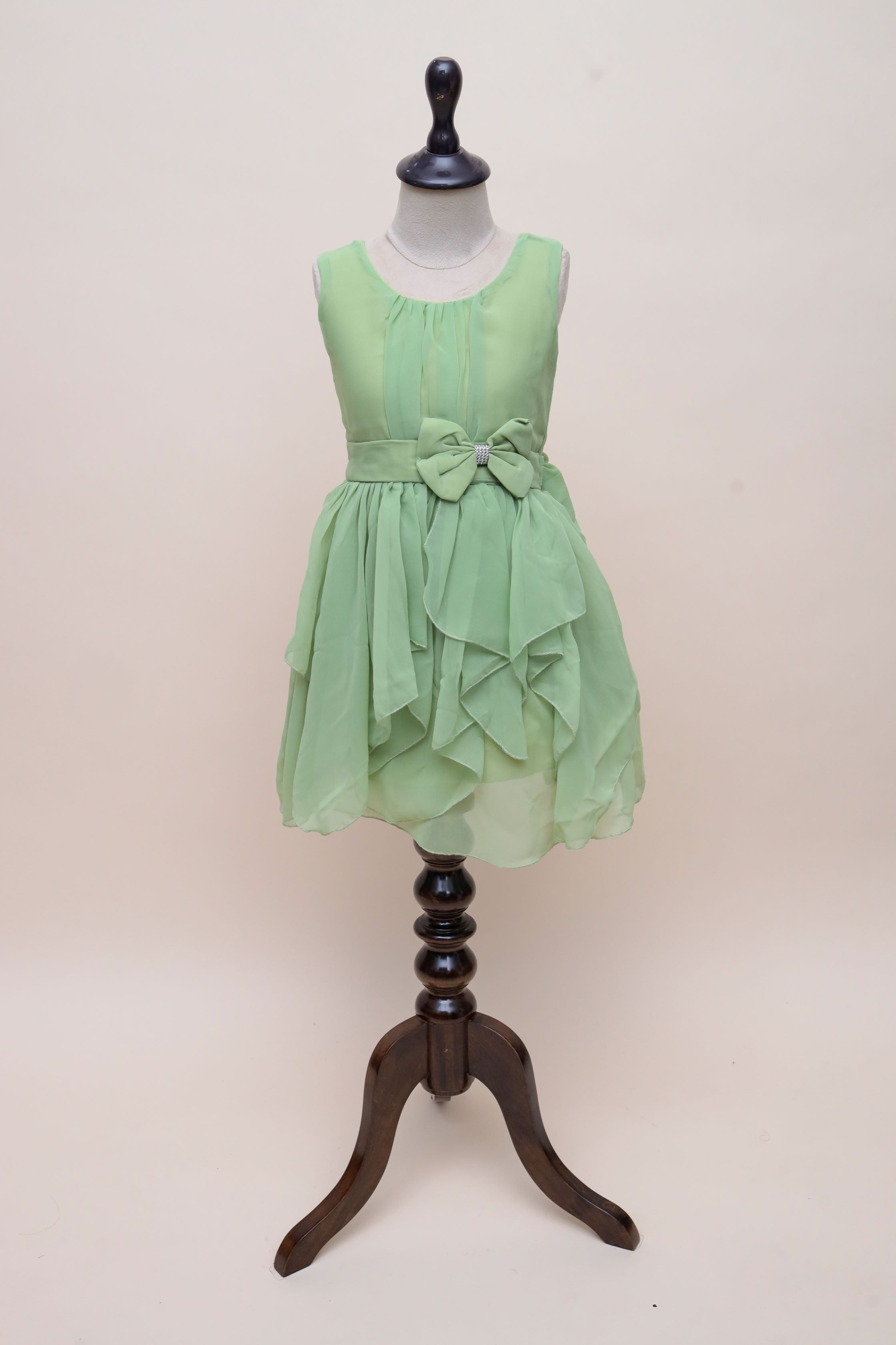 Chiffon Bow Frock Dress