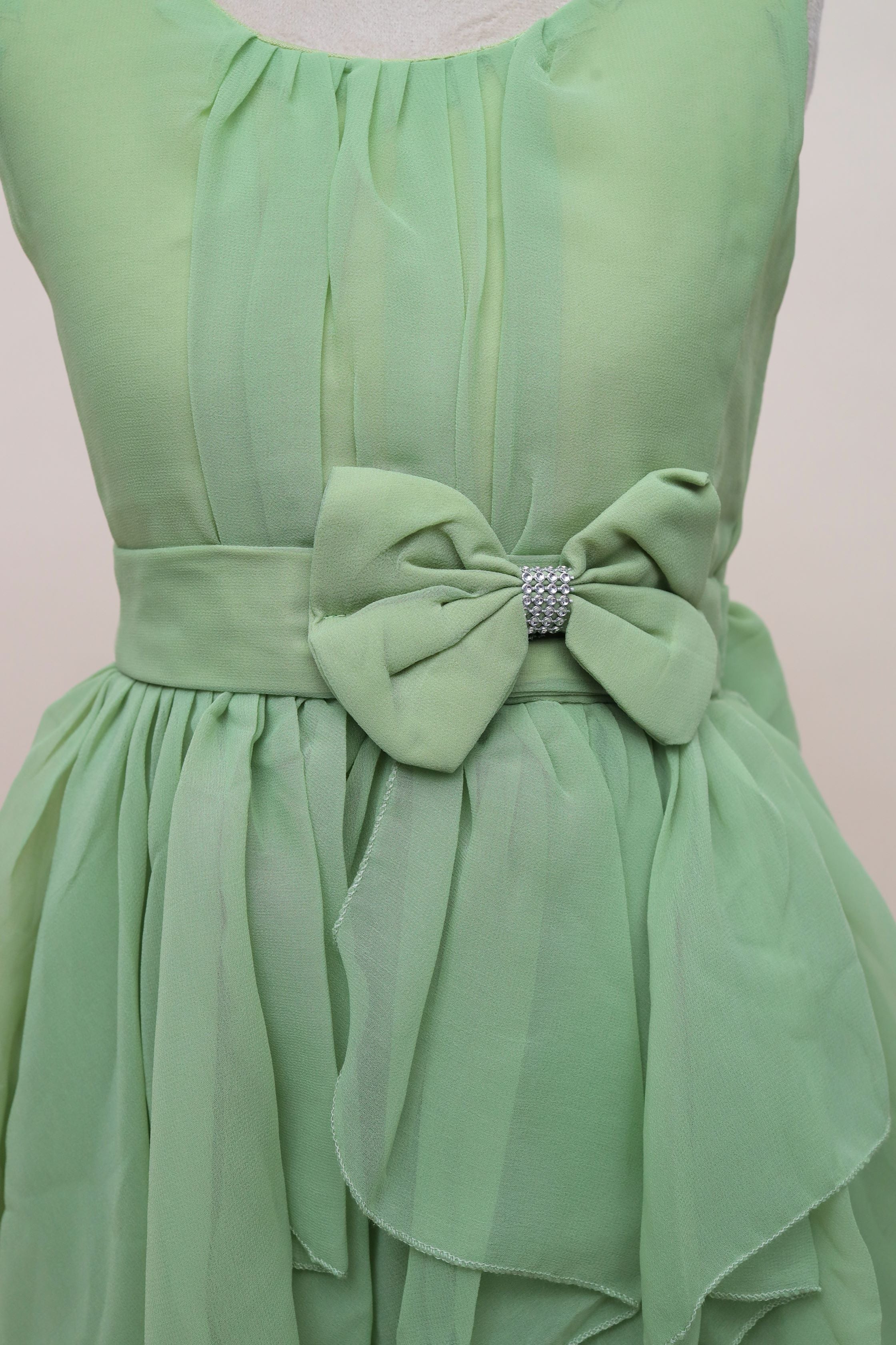 Chiffon Bow Frock Dress