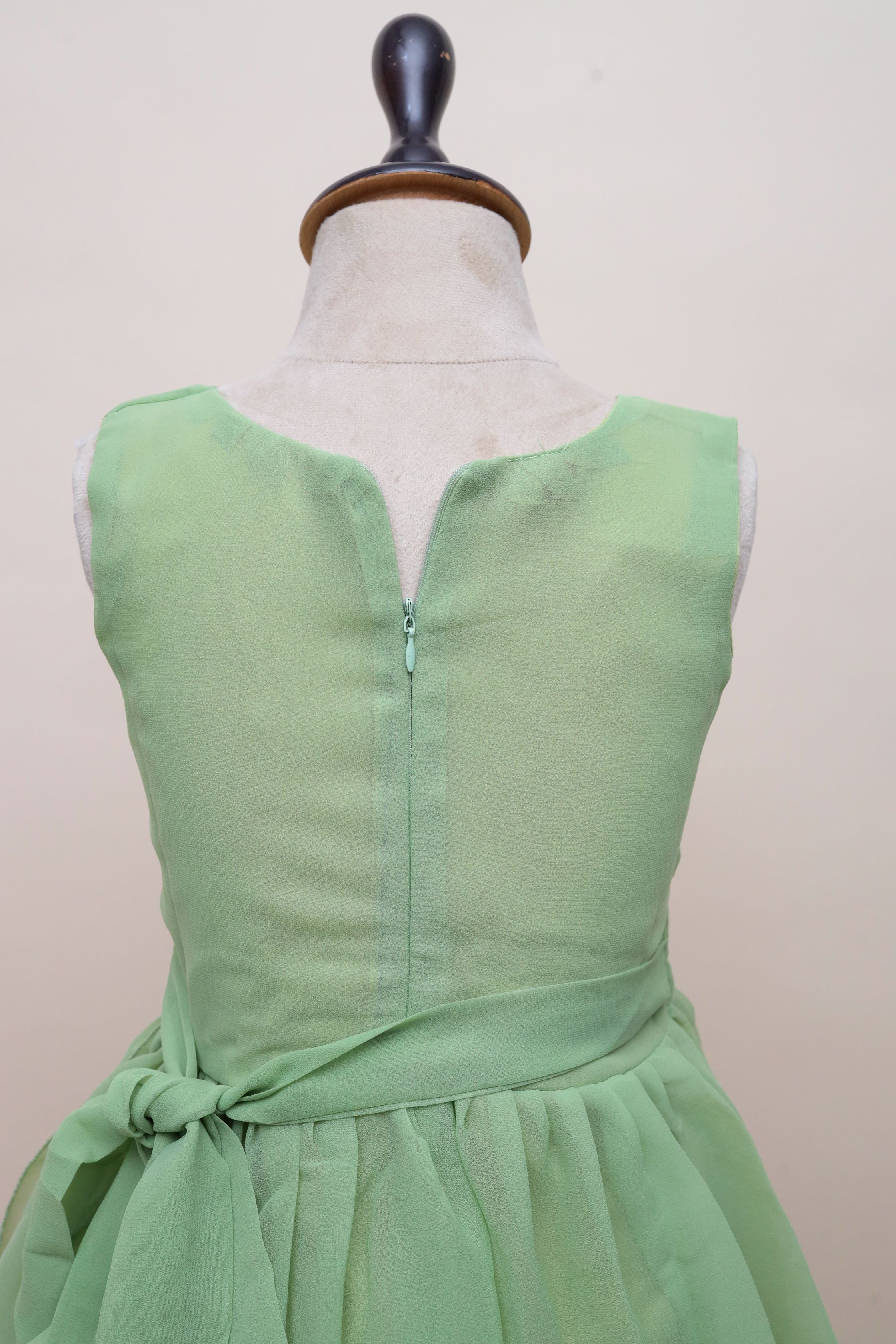 Chiffon Bow Frock Dress