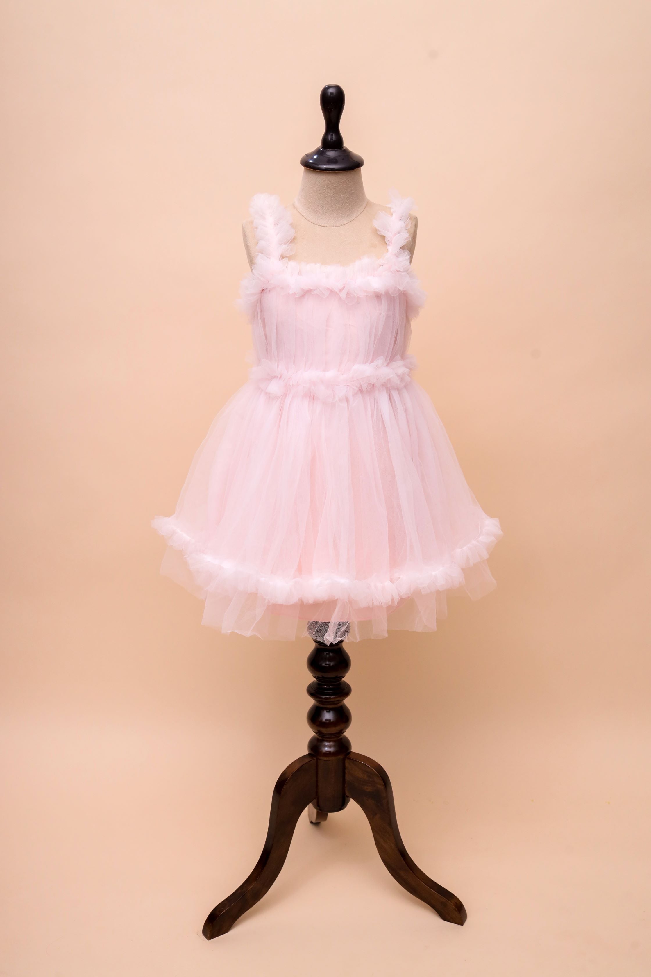 Pastel Tulle Frock Dress