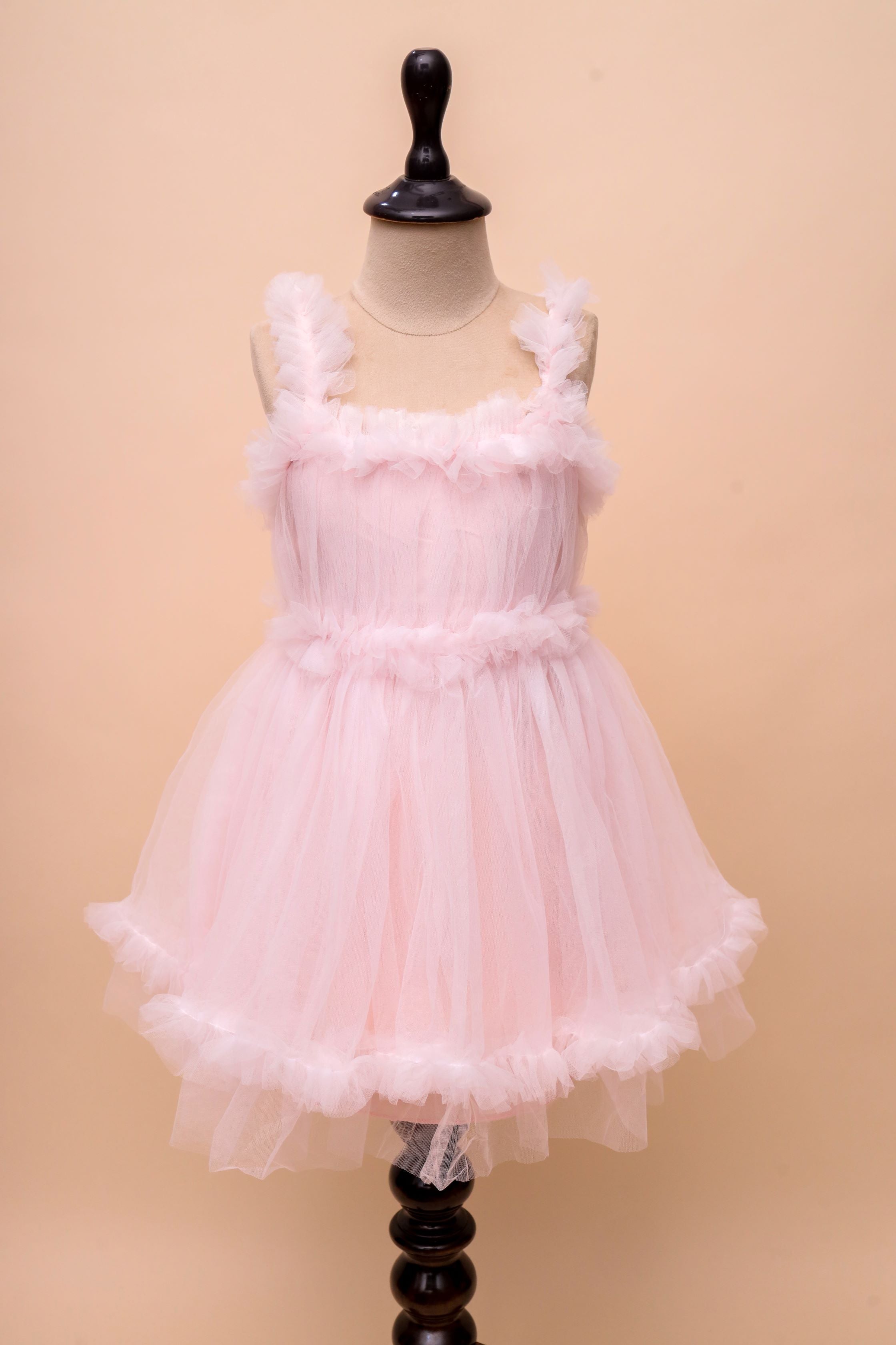 Pastel Tulle Frock Dress