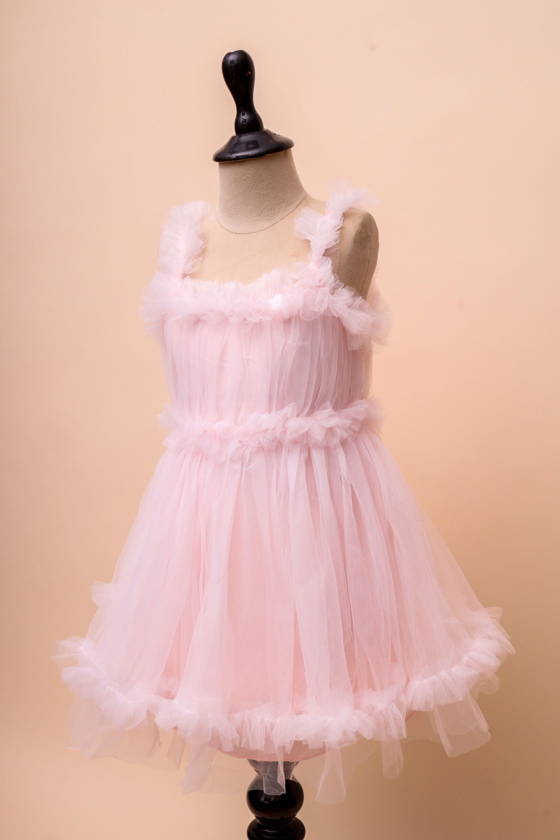 Pastel Tulle Frock Dress