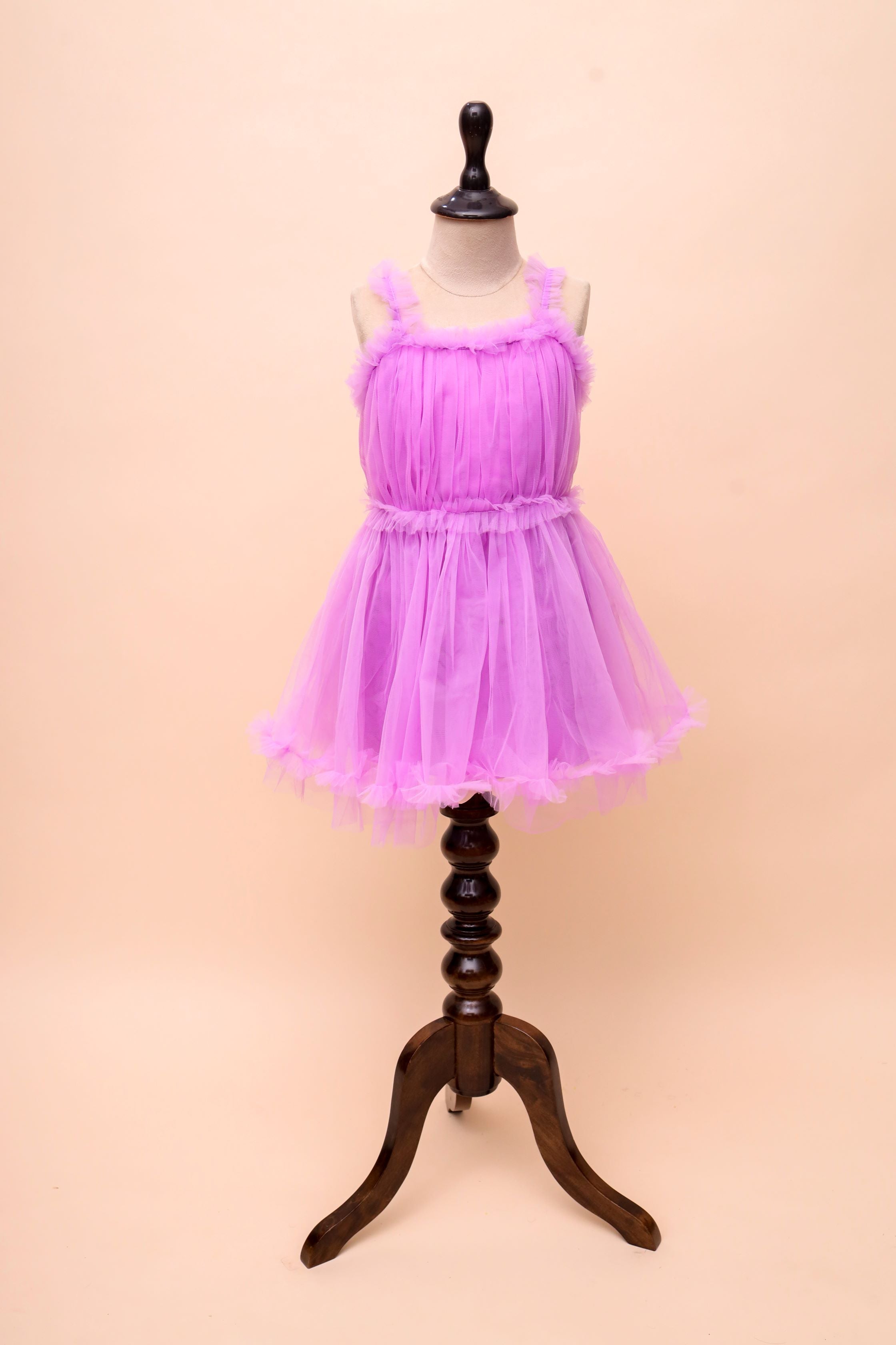 Pastel Tulle Frock Dress