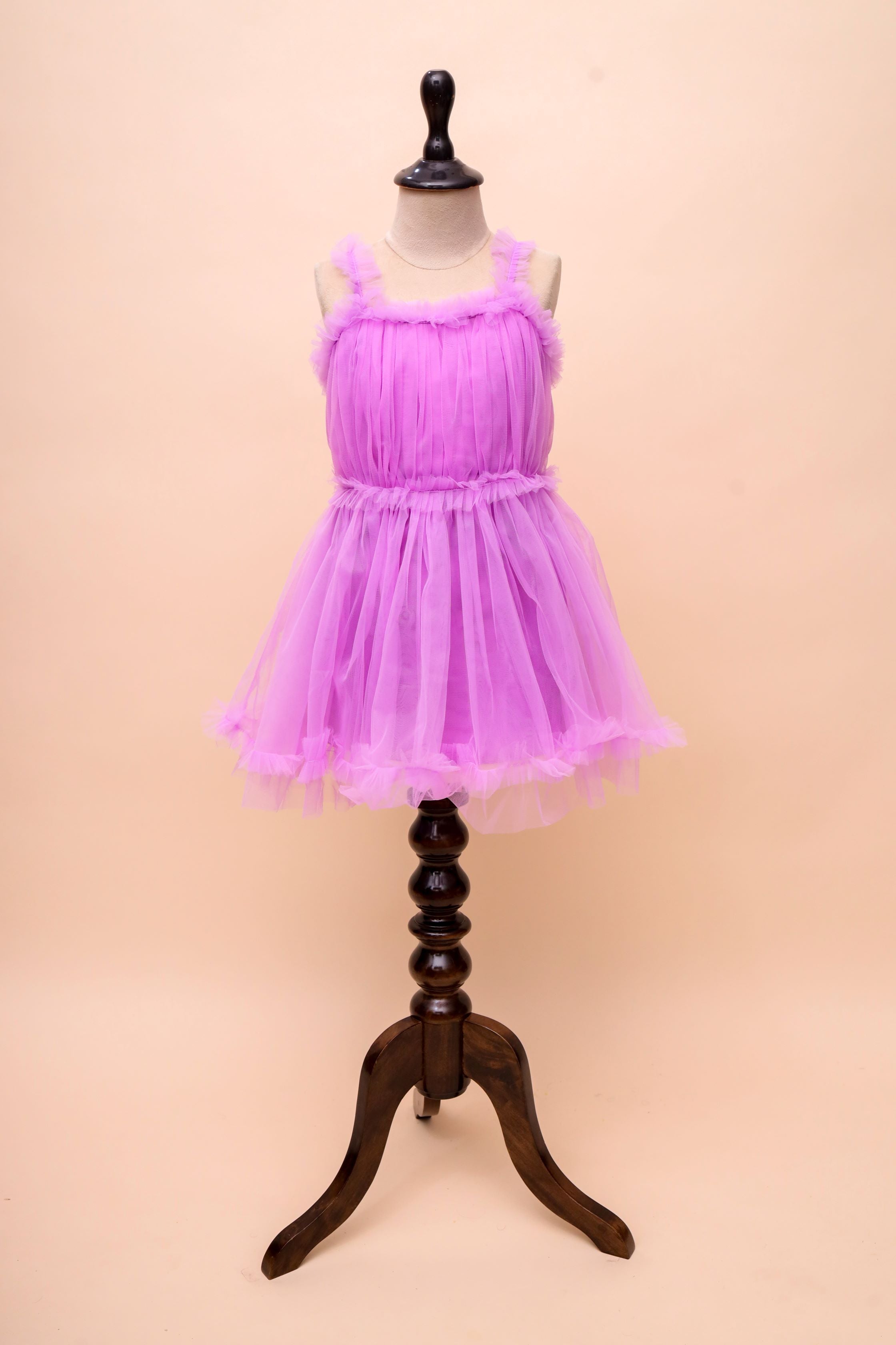Pastel Tulle Frock Dress