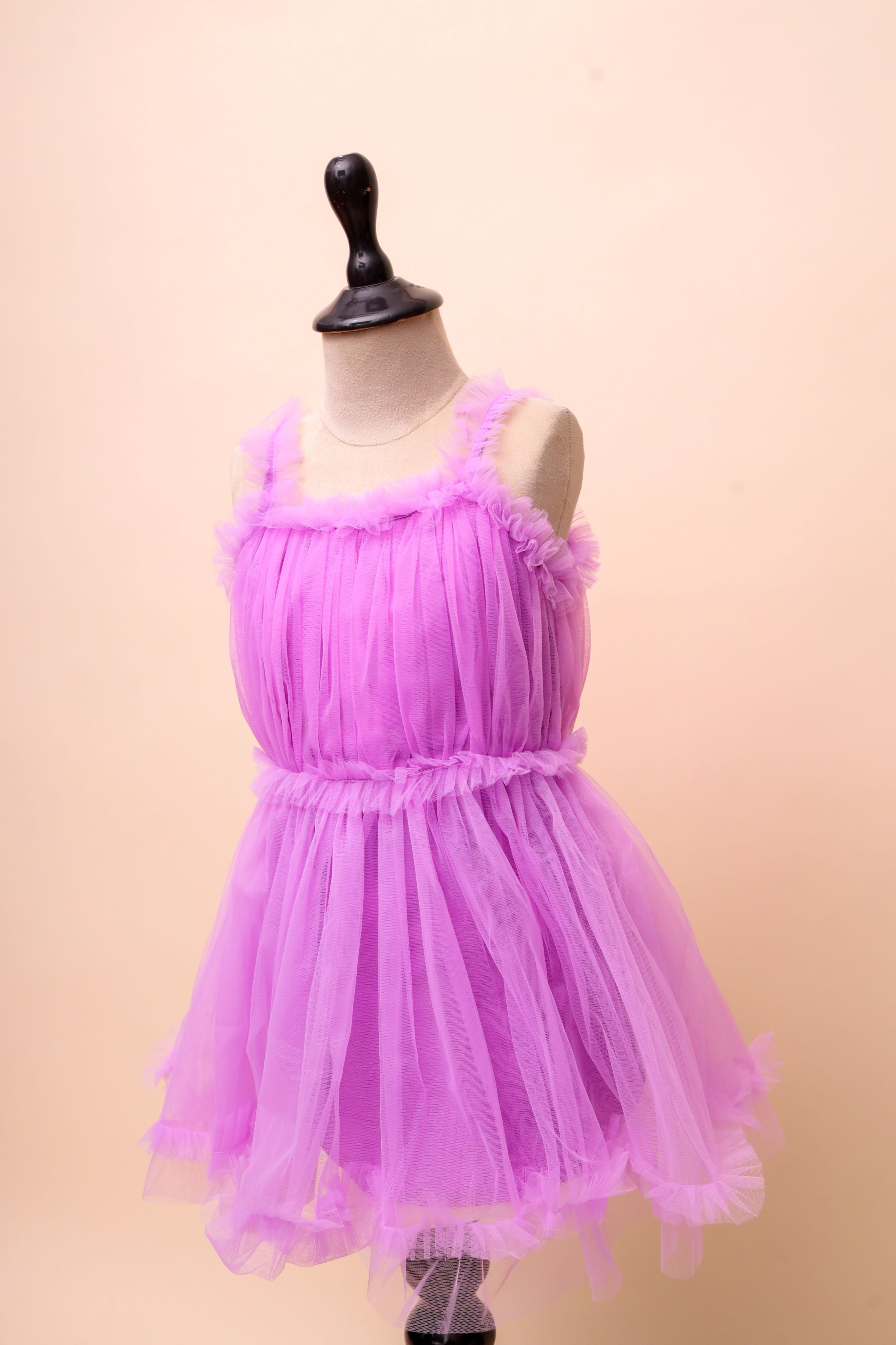 Pastel Tulle Frock Dress