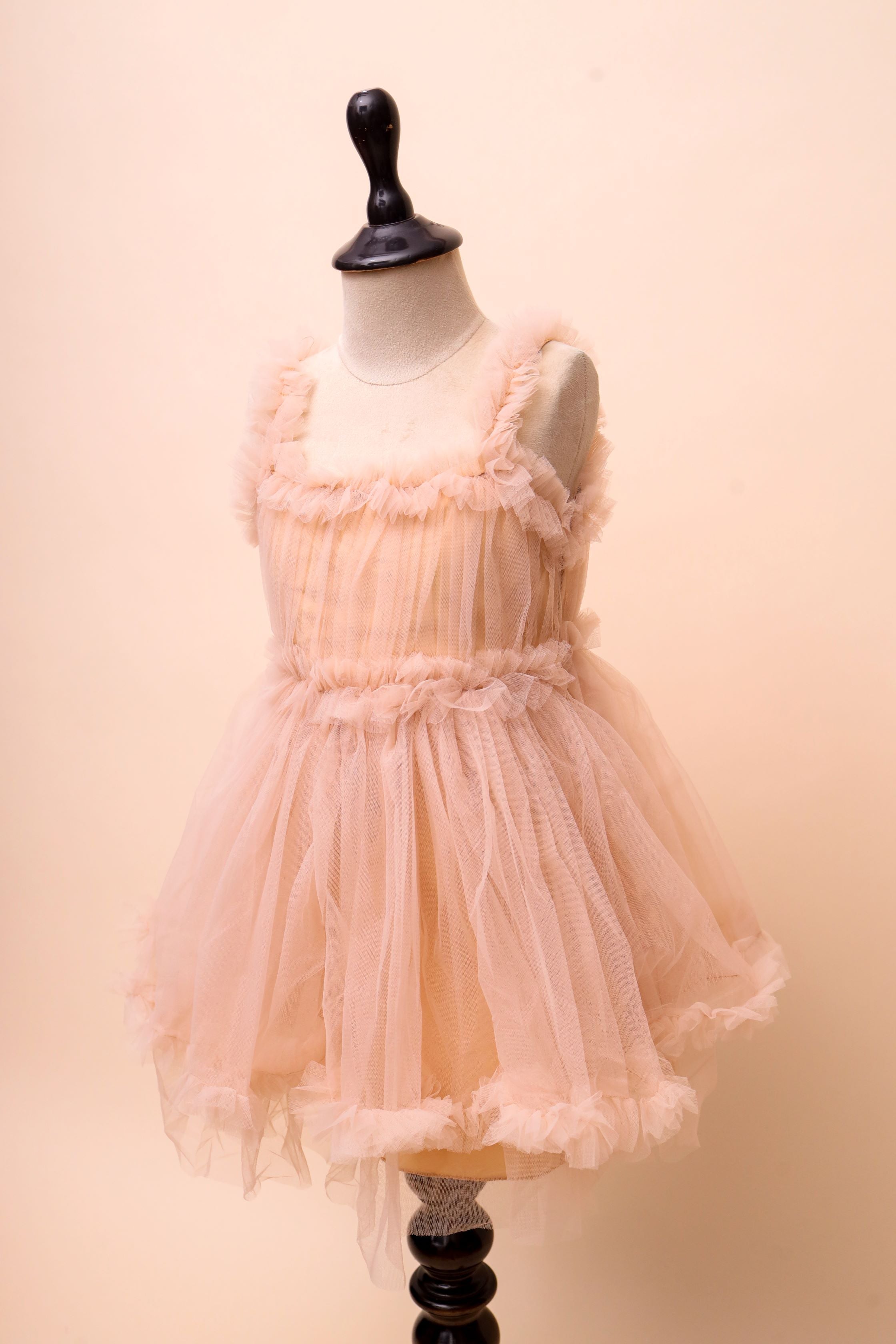 Pastel Tulle Frock Dress