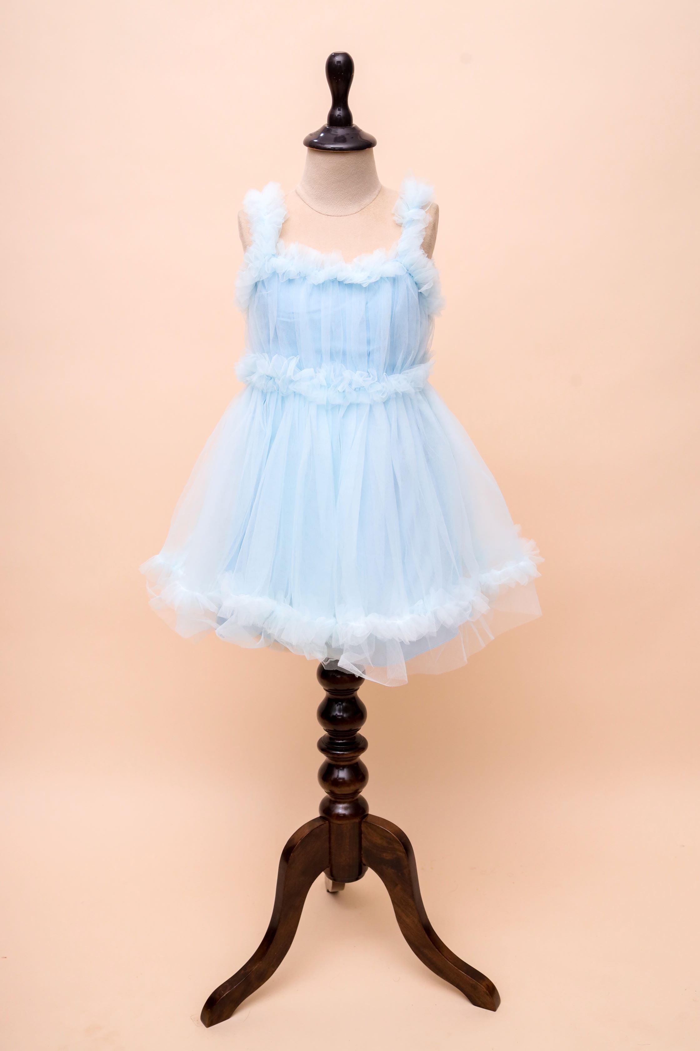 Pastel Tulle Frock Dress