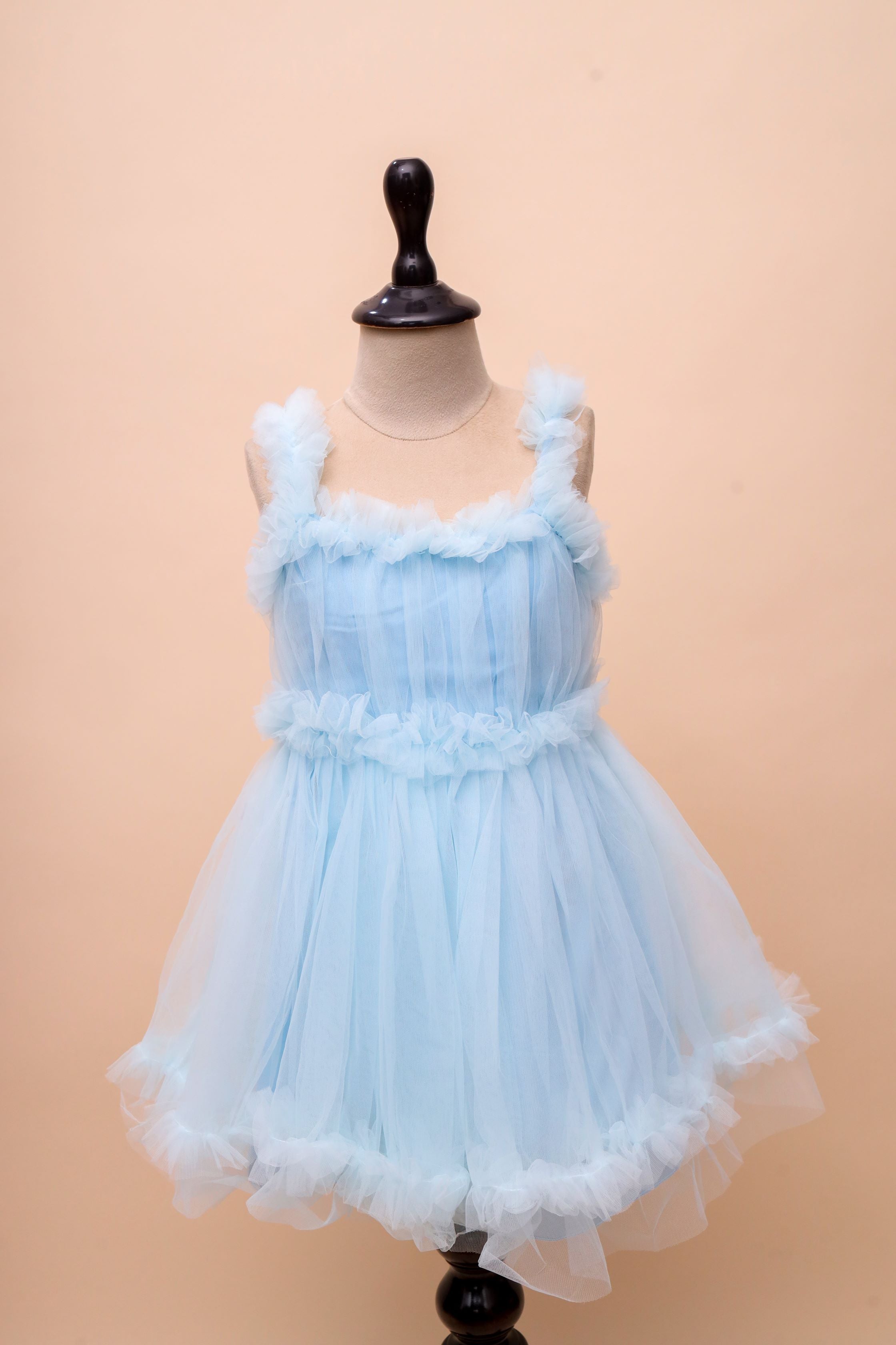 Pastel Tulle Frock Dress