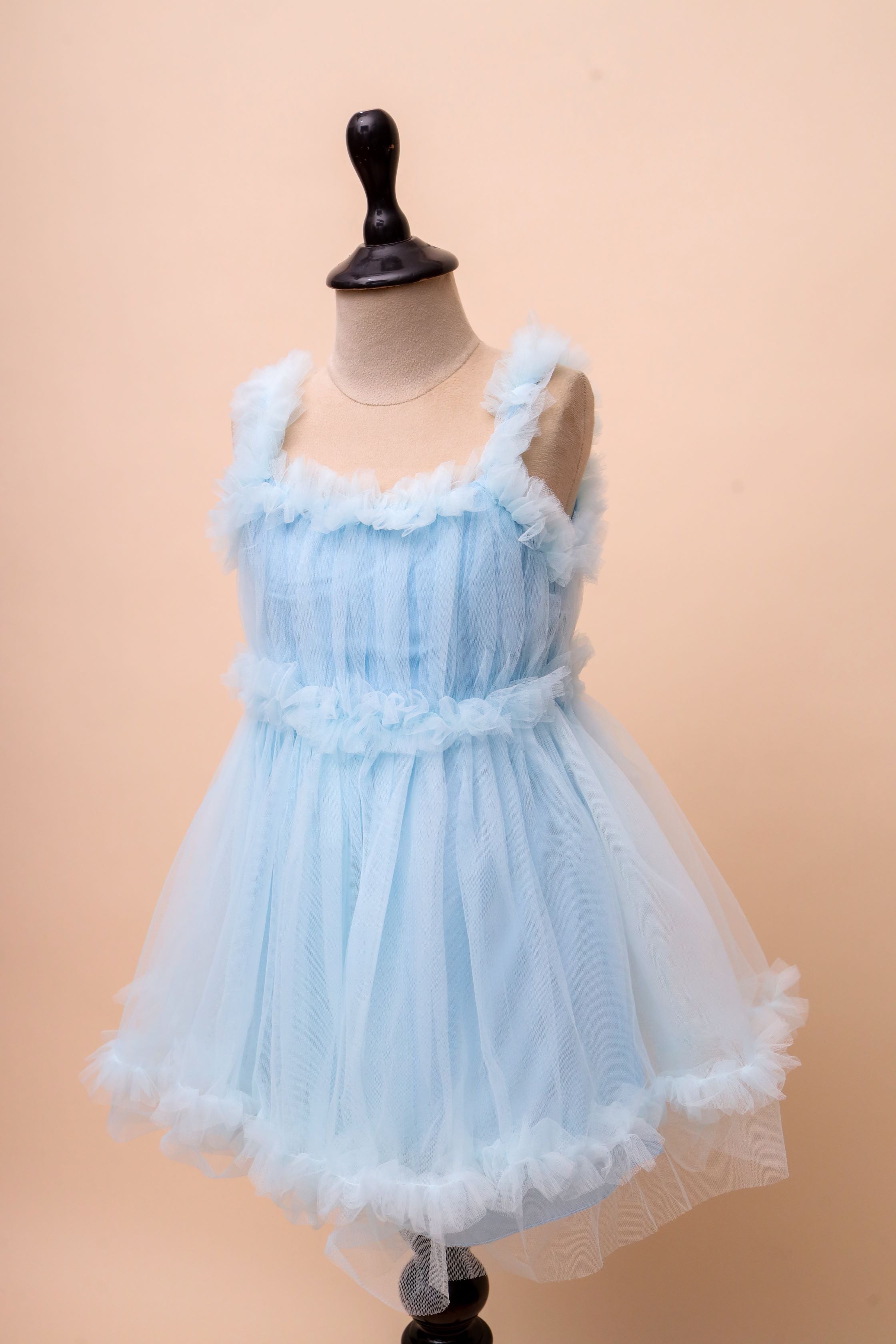 Pastel Tulle Frock Dress