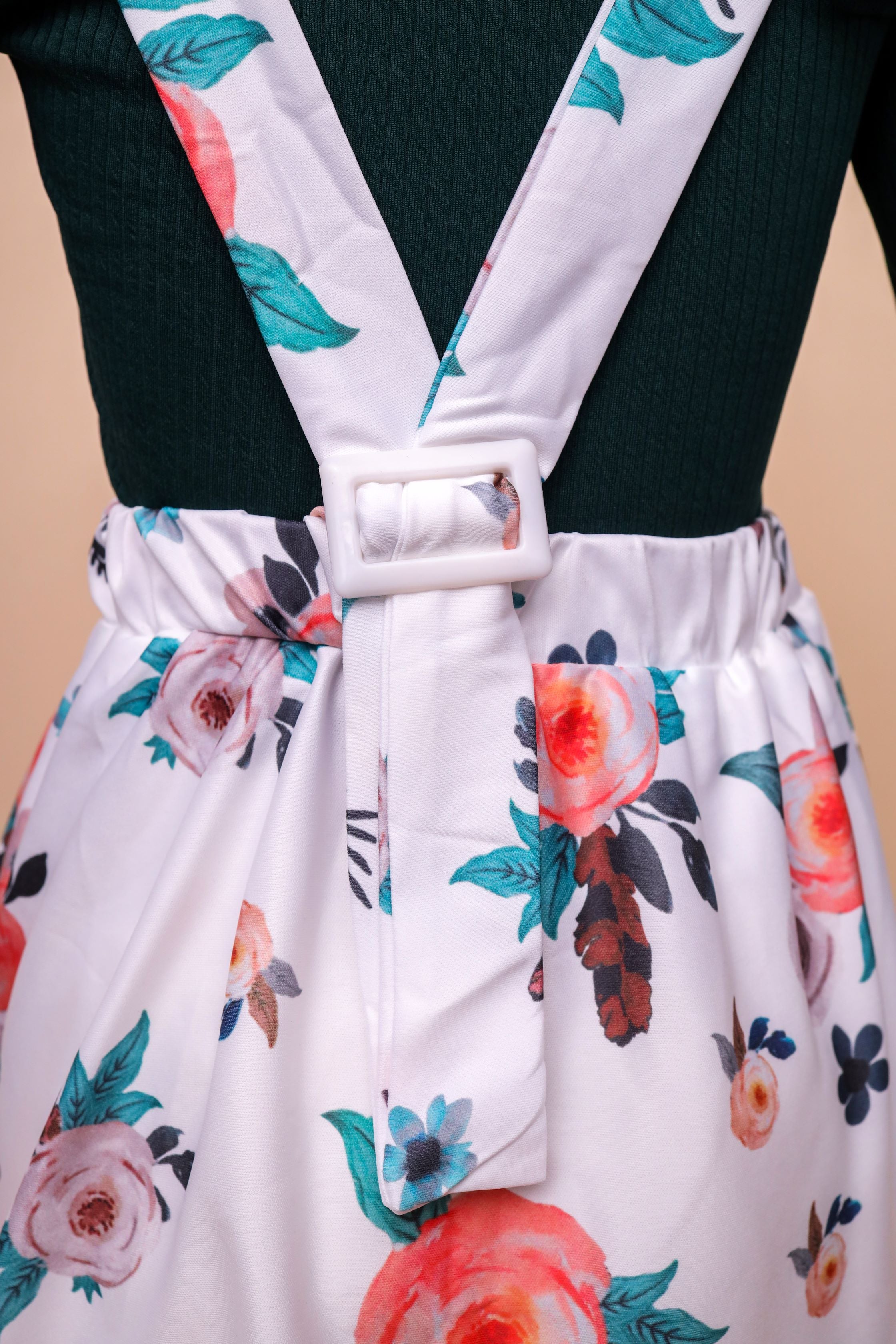 Floral Suspender Dress & Top Set