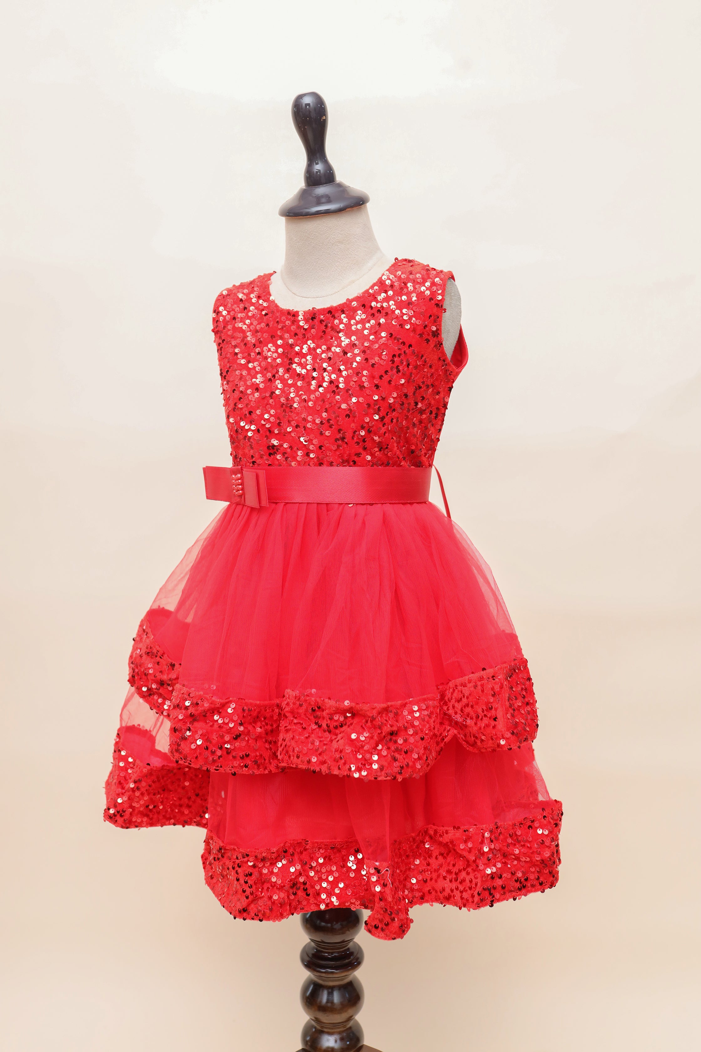 Snow Princess Sequin Gown