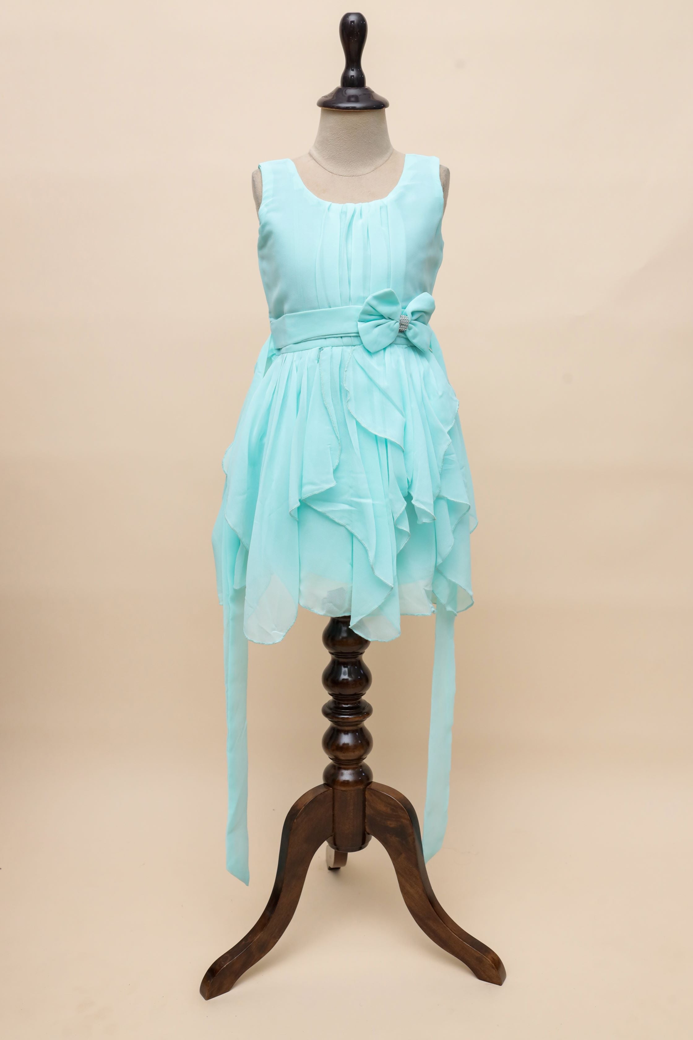 Chiffon Bow Frock Dress