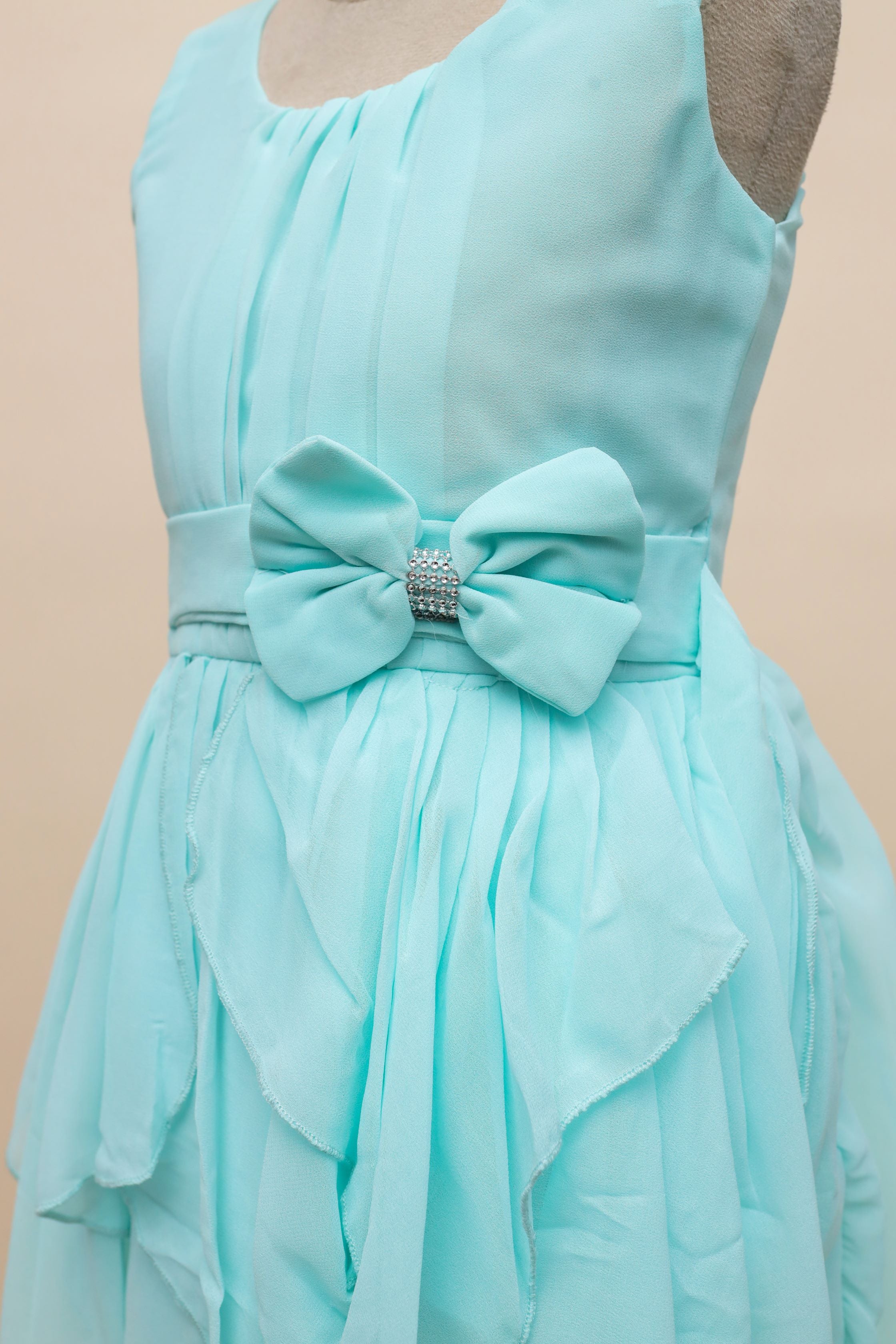 Chiffon Bow Frock Dress