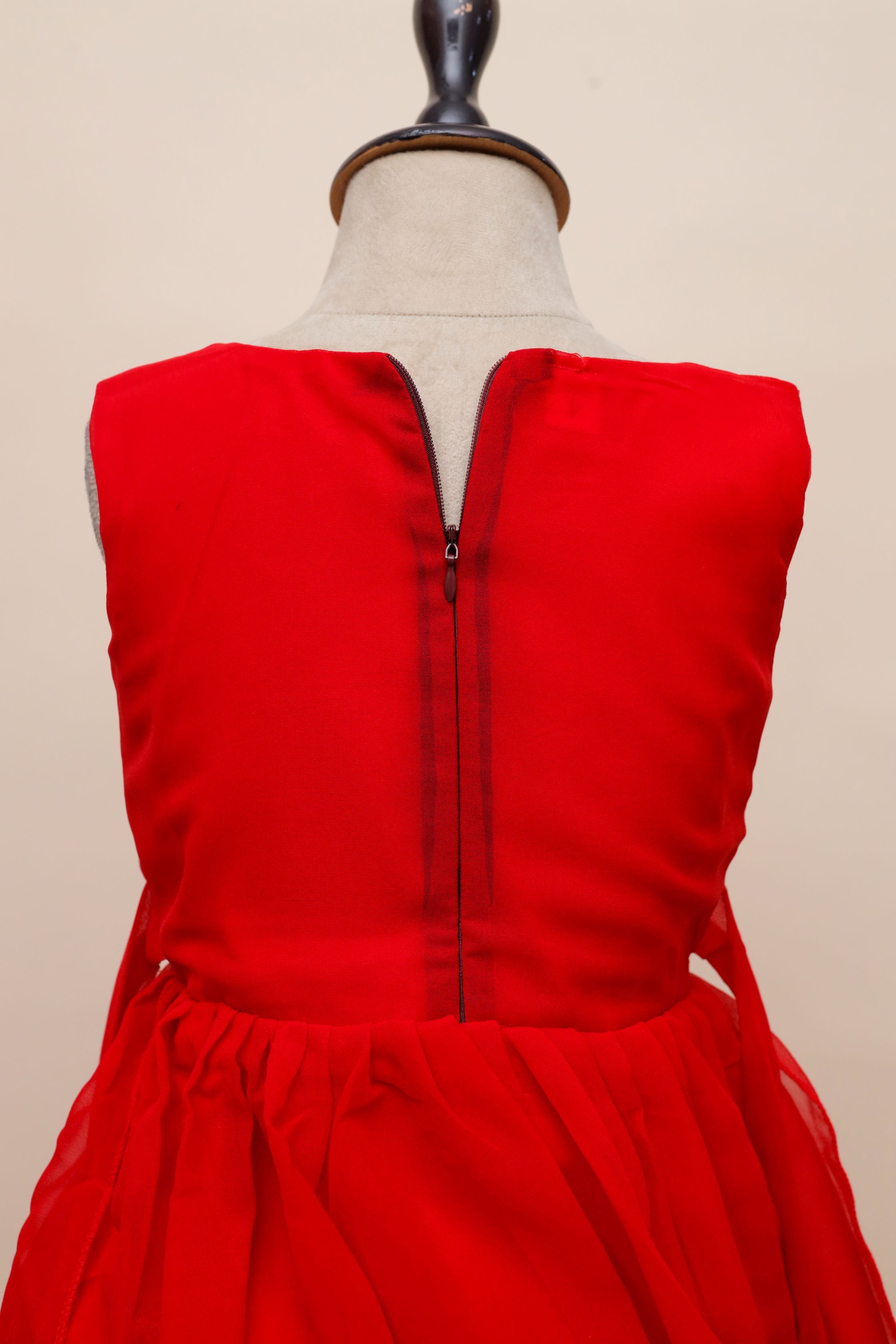 Chiffon Bow Frock Dress