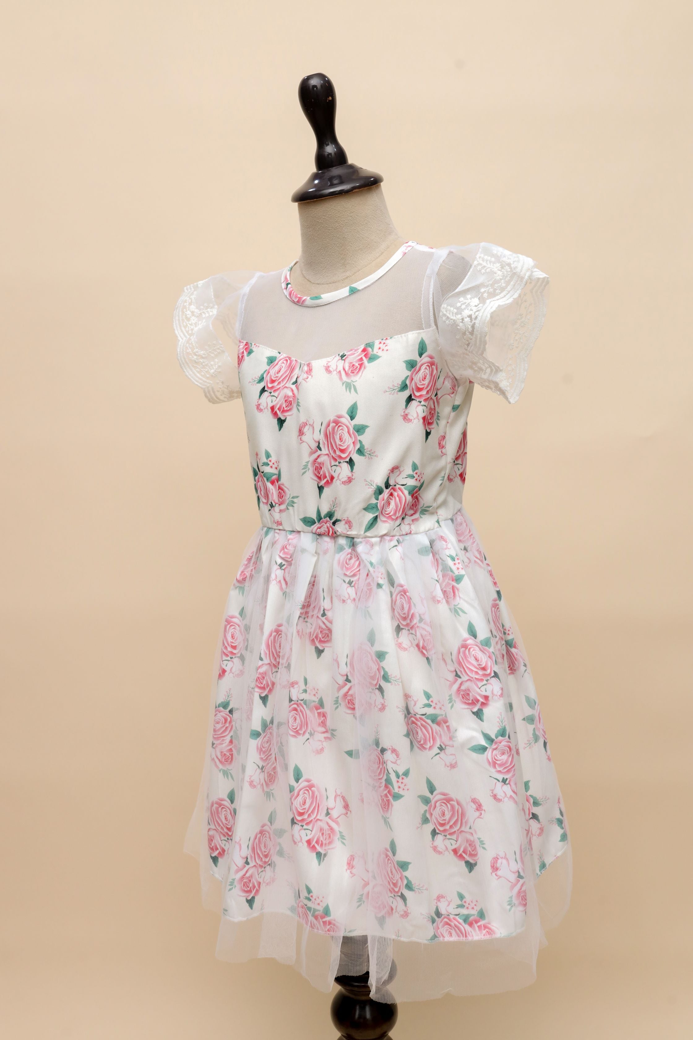 Rosy Grace  Floral Frock