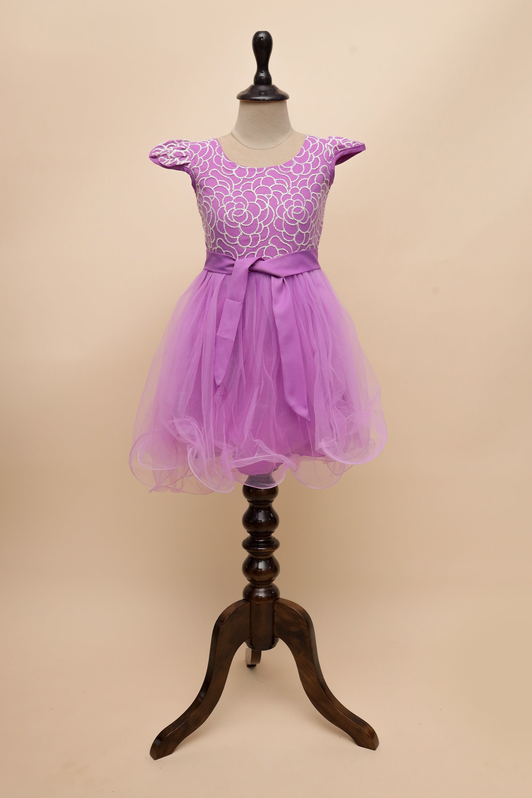 Lavender Petal Tulle Frock