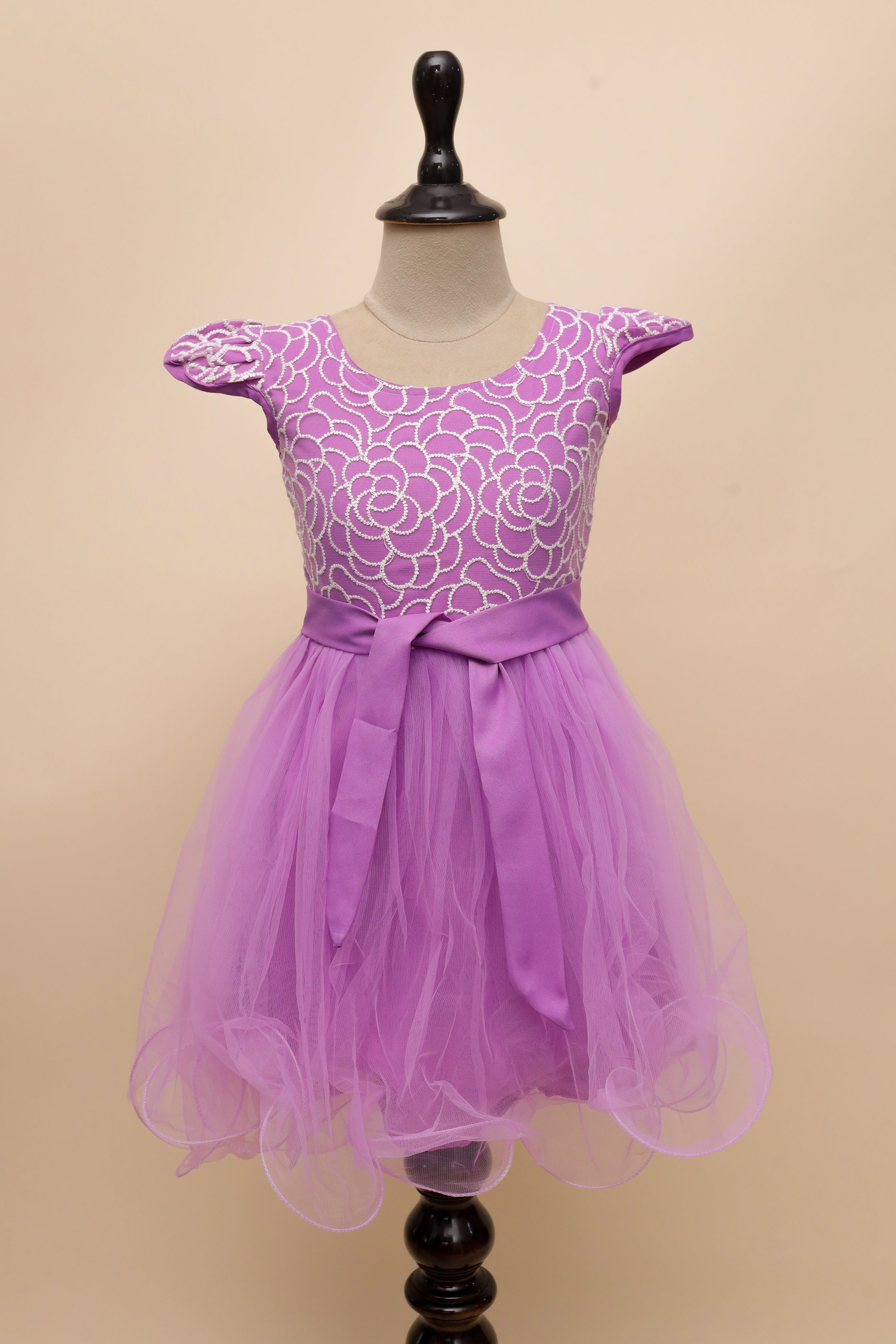 Lavender Petal Tulle Frock