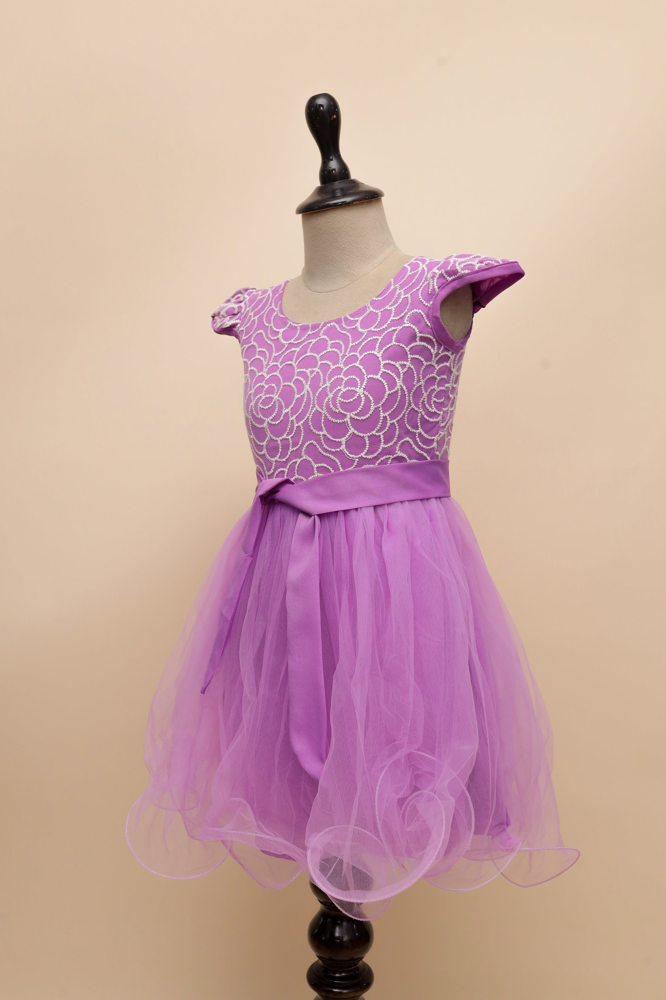 Lavender Petal Tulle Frock