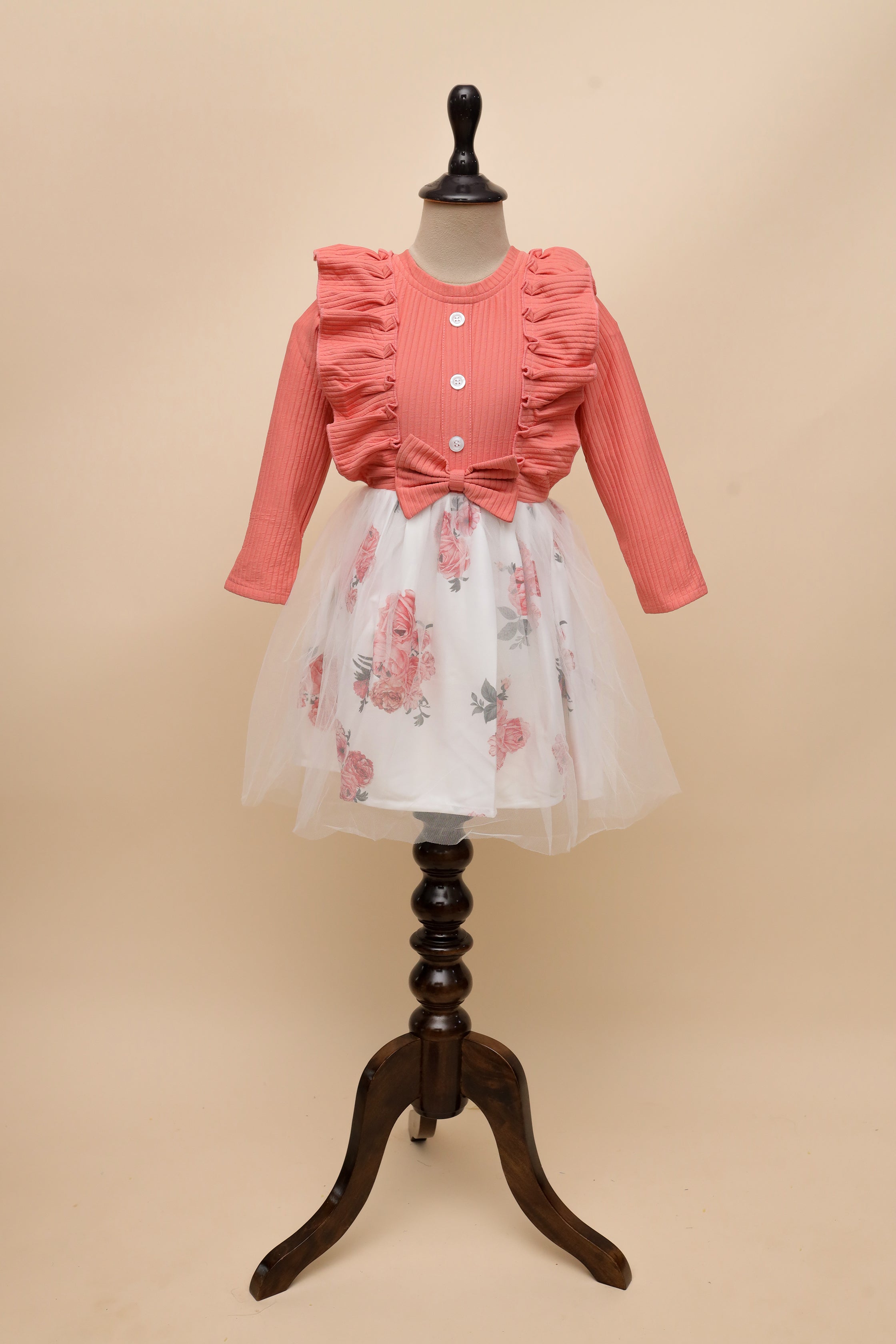 Rose Ruffle Dress