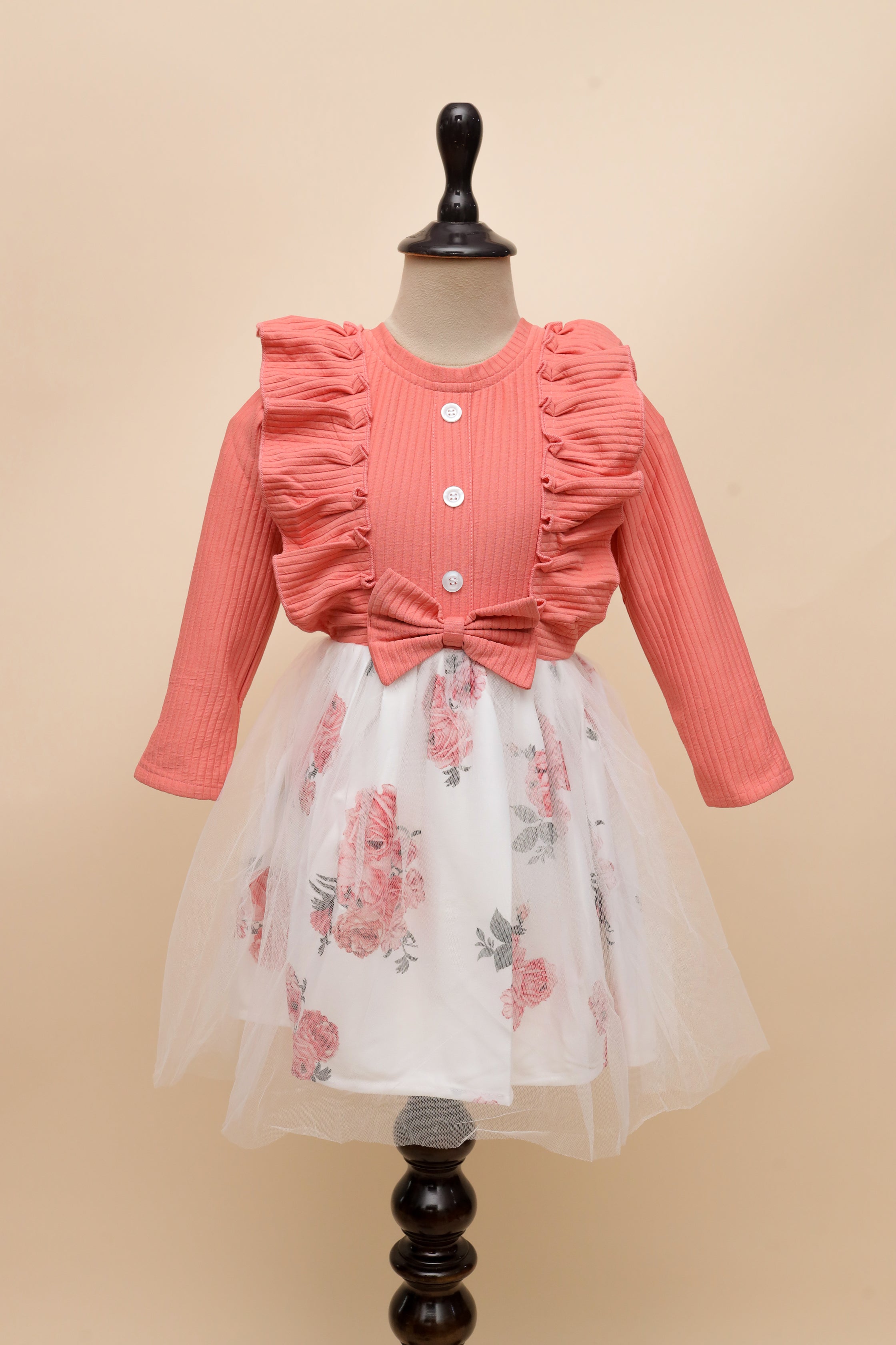 Rose Ruffle Dress