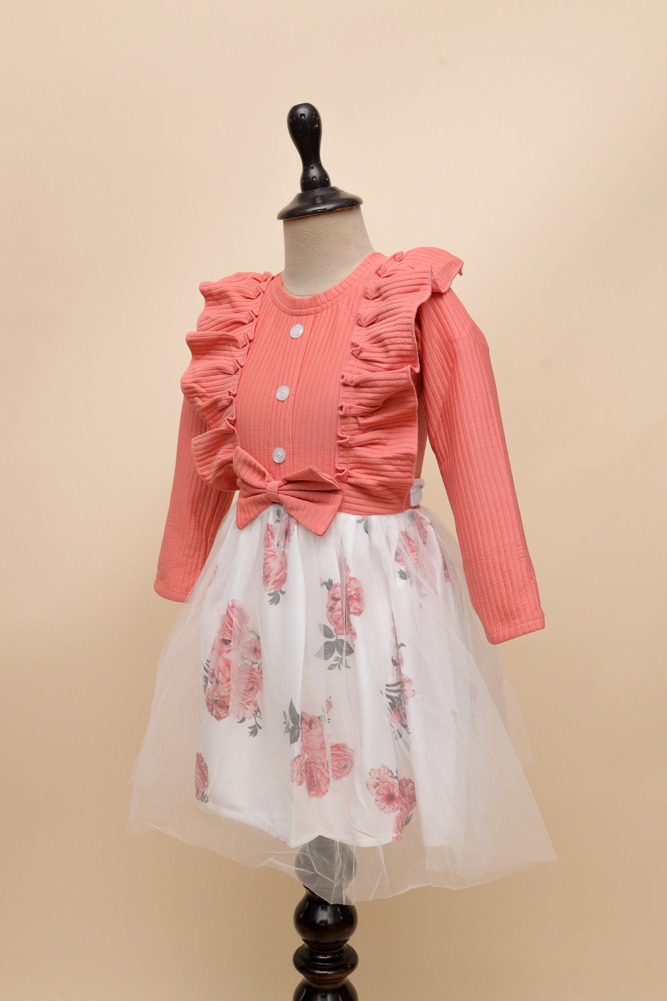 Rose Ruffle Dress