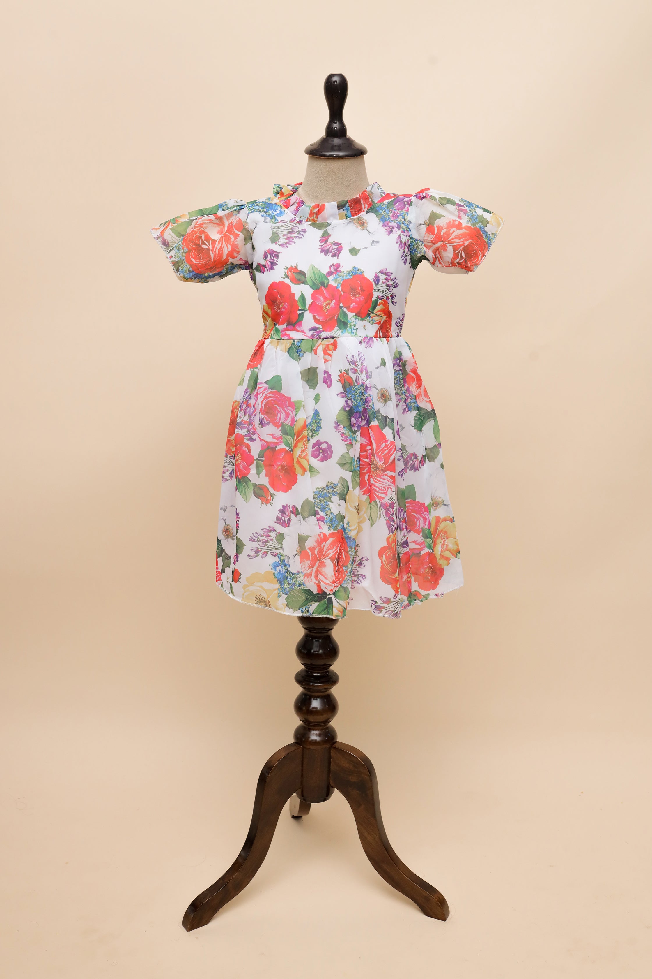 Vivid Blossom Garden Frock