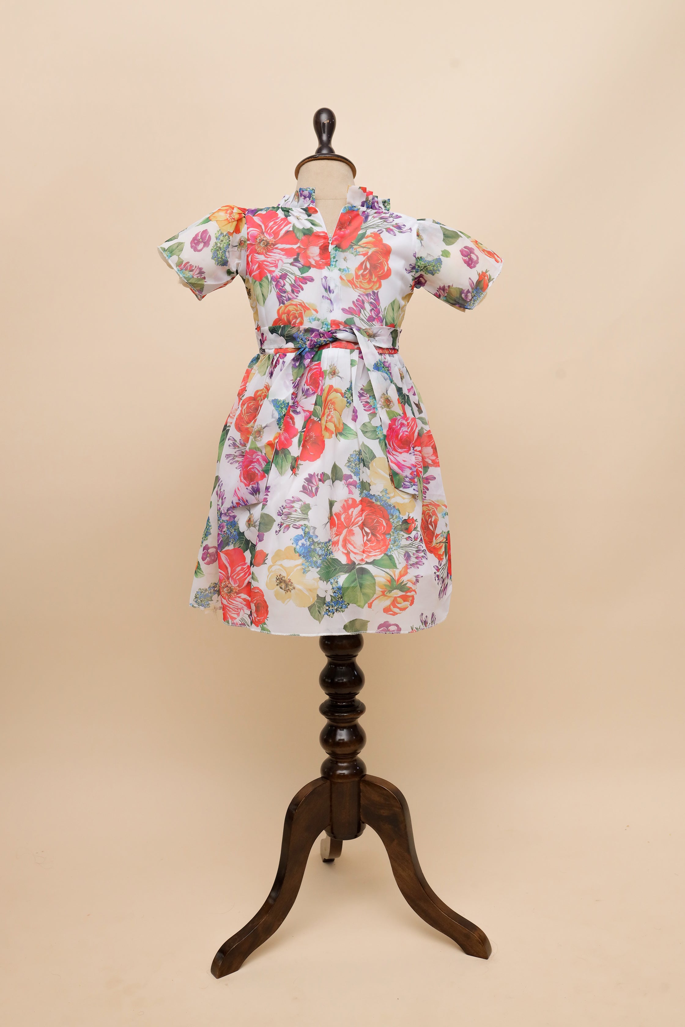 Vivid Blossom Garden Frock