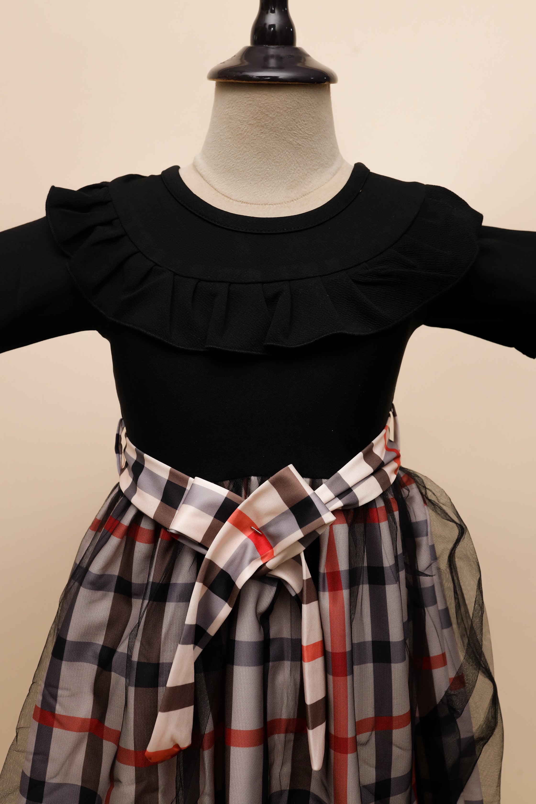 Midnight Check Party Frock