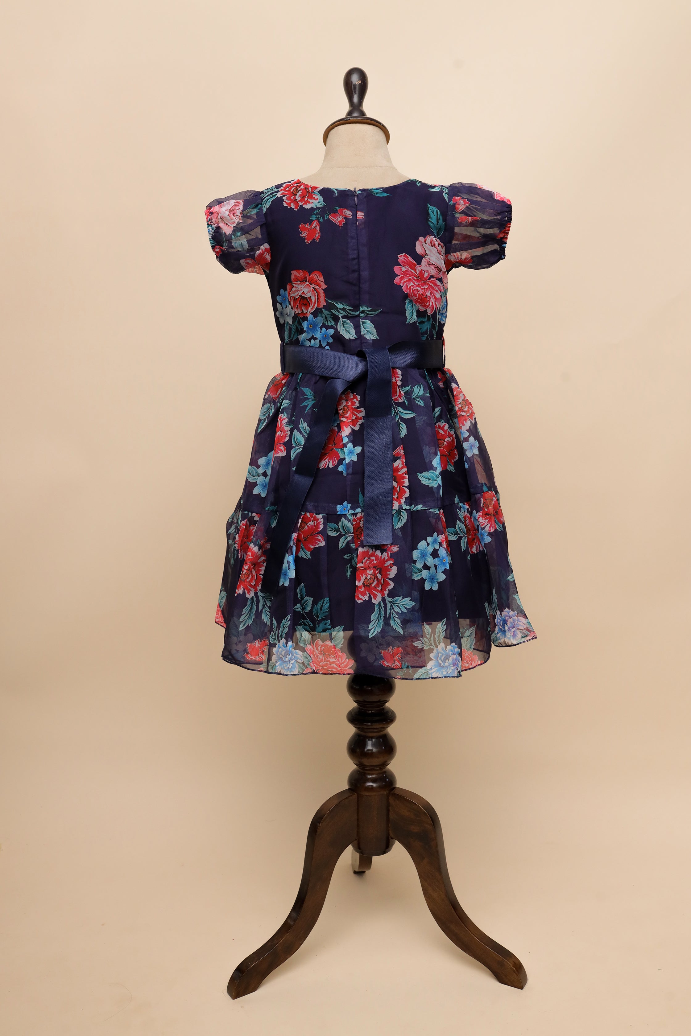 Twilight Bloom Tiered Frock