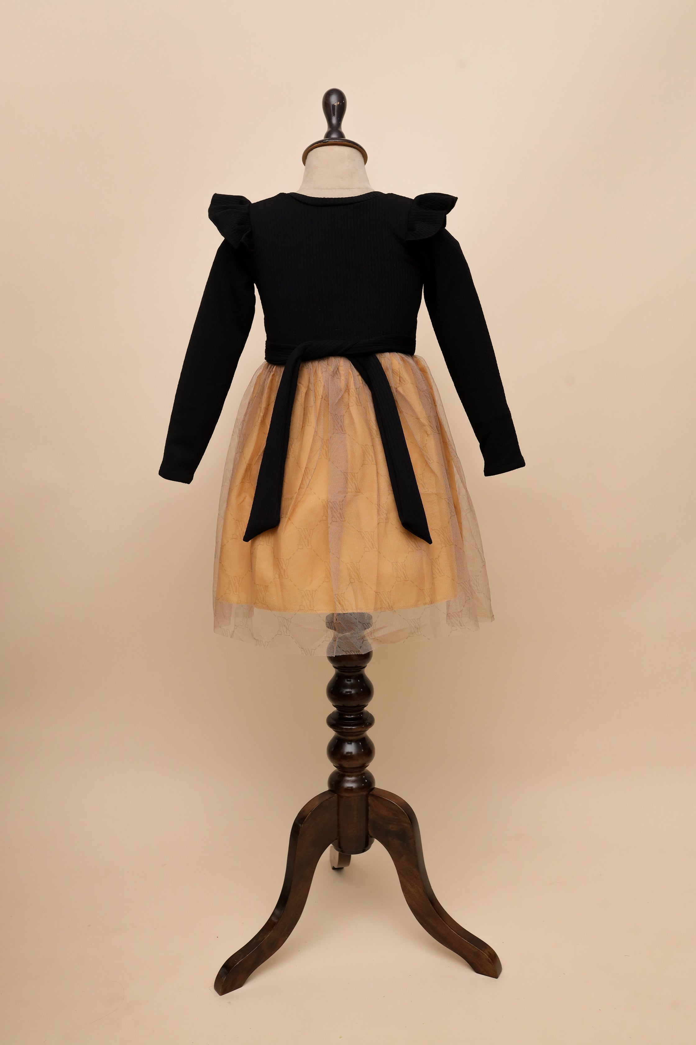 Golden Night Bow Frock