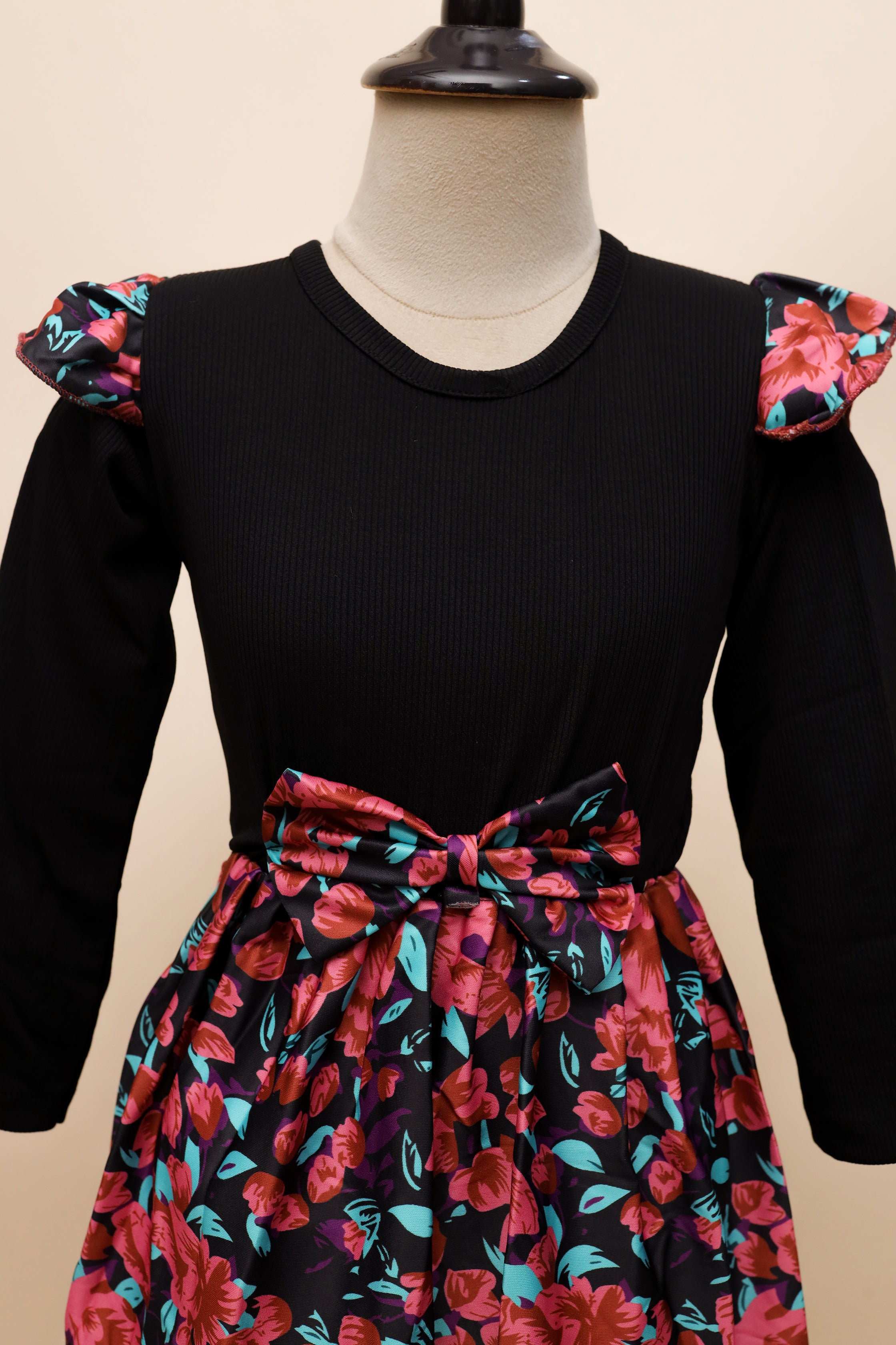 Ruby Floral Bow Frock