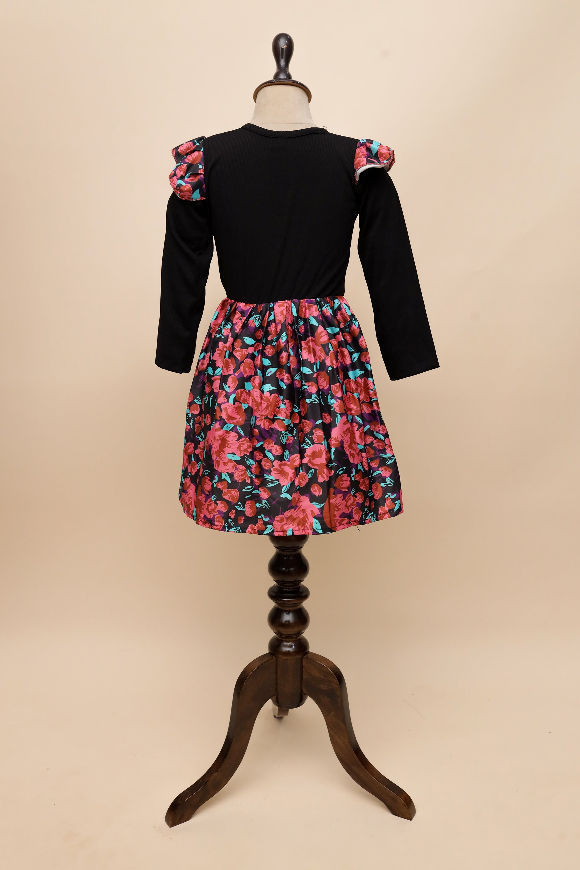 Ruby Floral Bow Frock