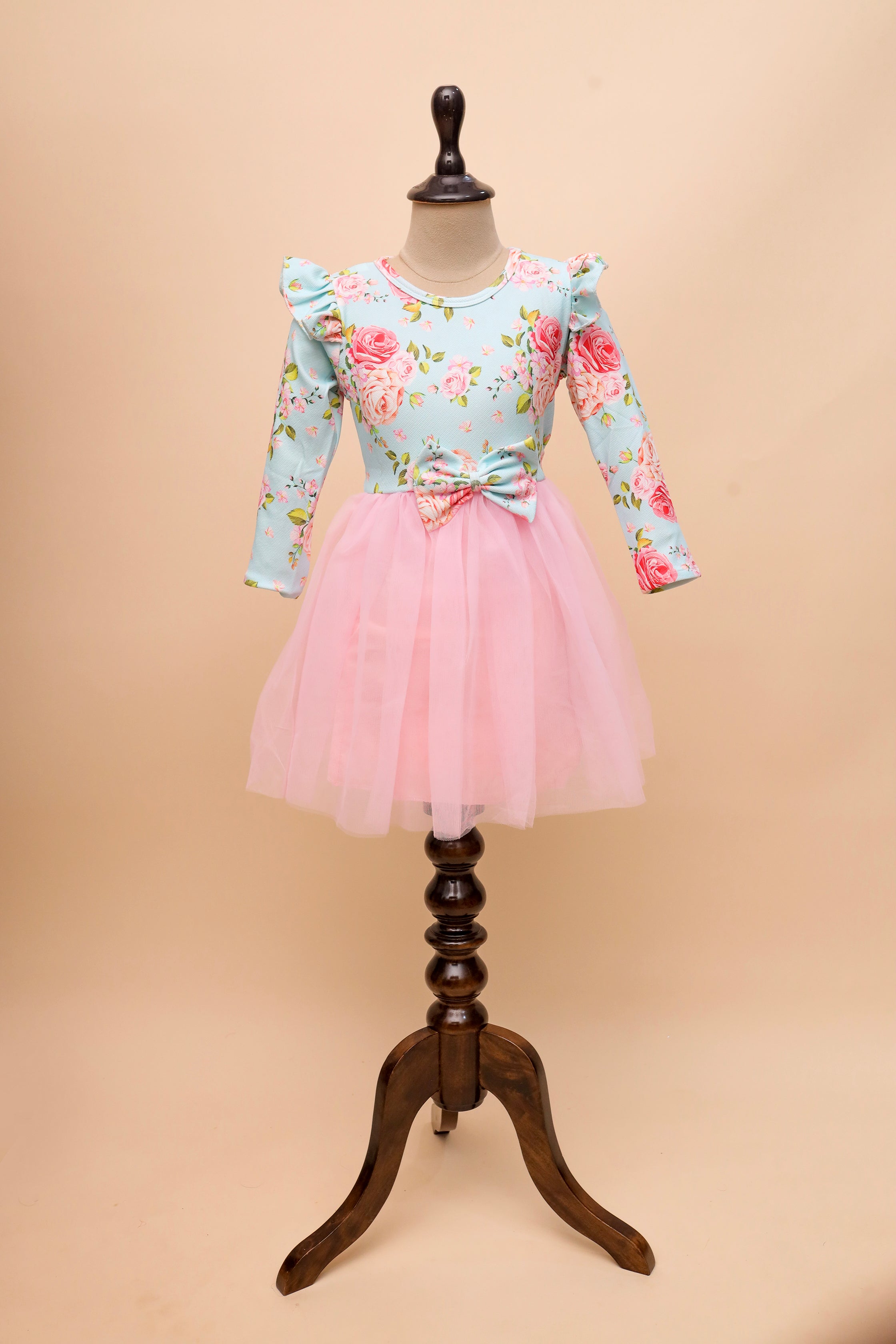 Sky Rose Tulle Frock