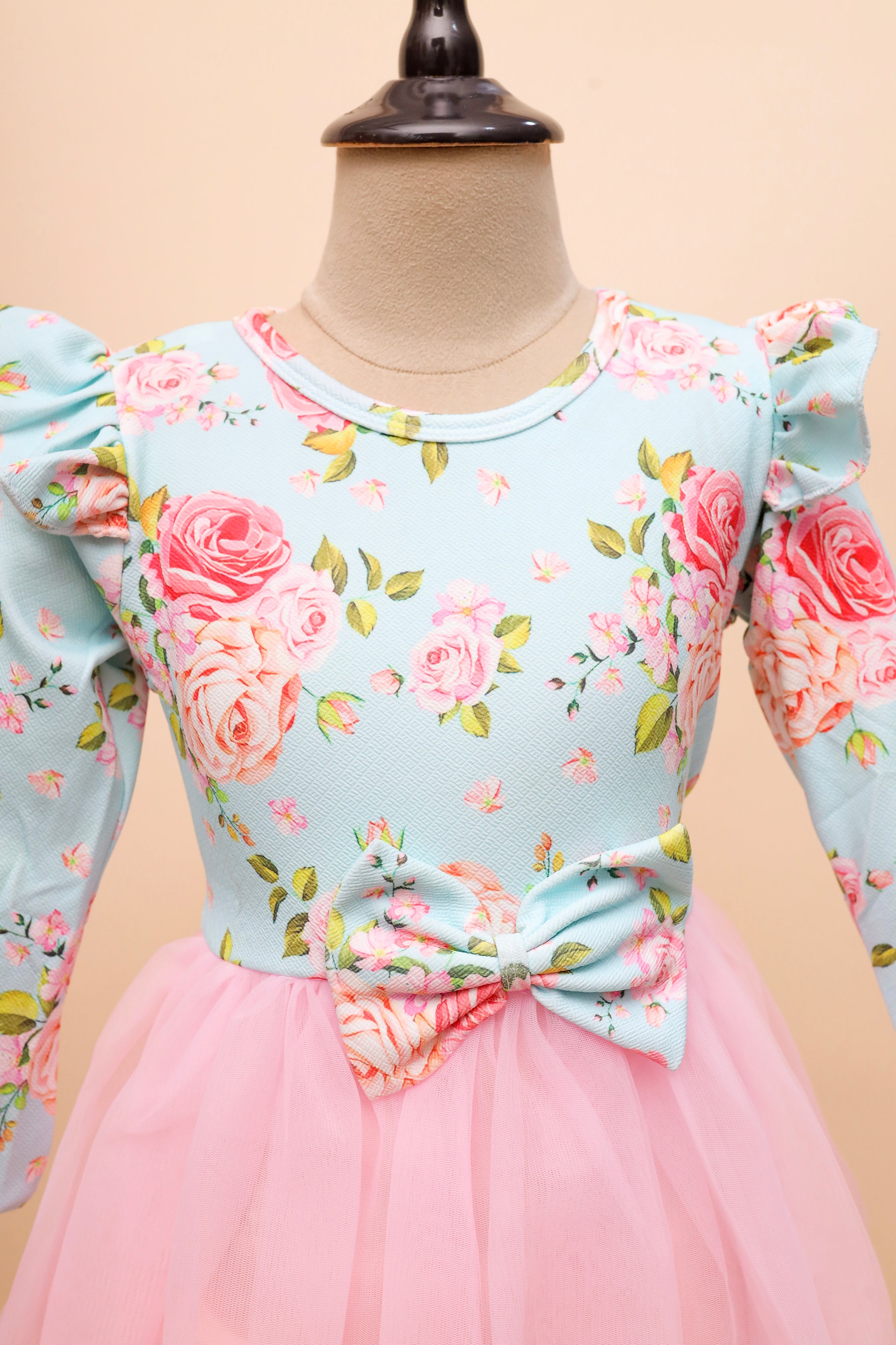 Sky Rose Tulle Frock
