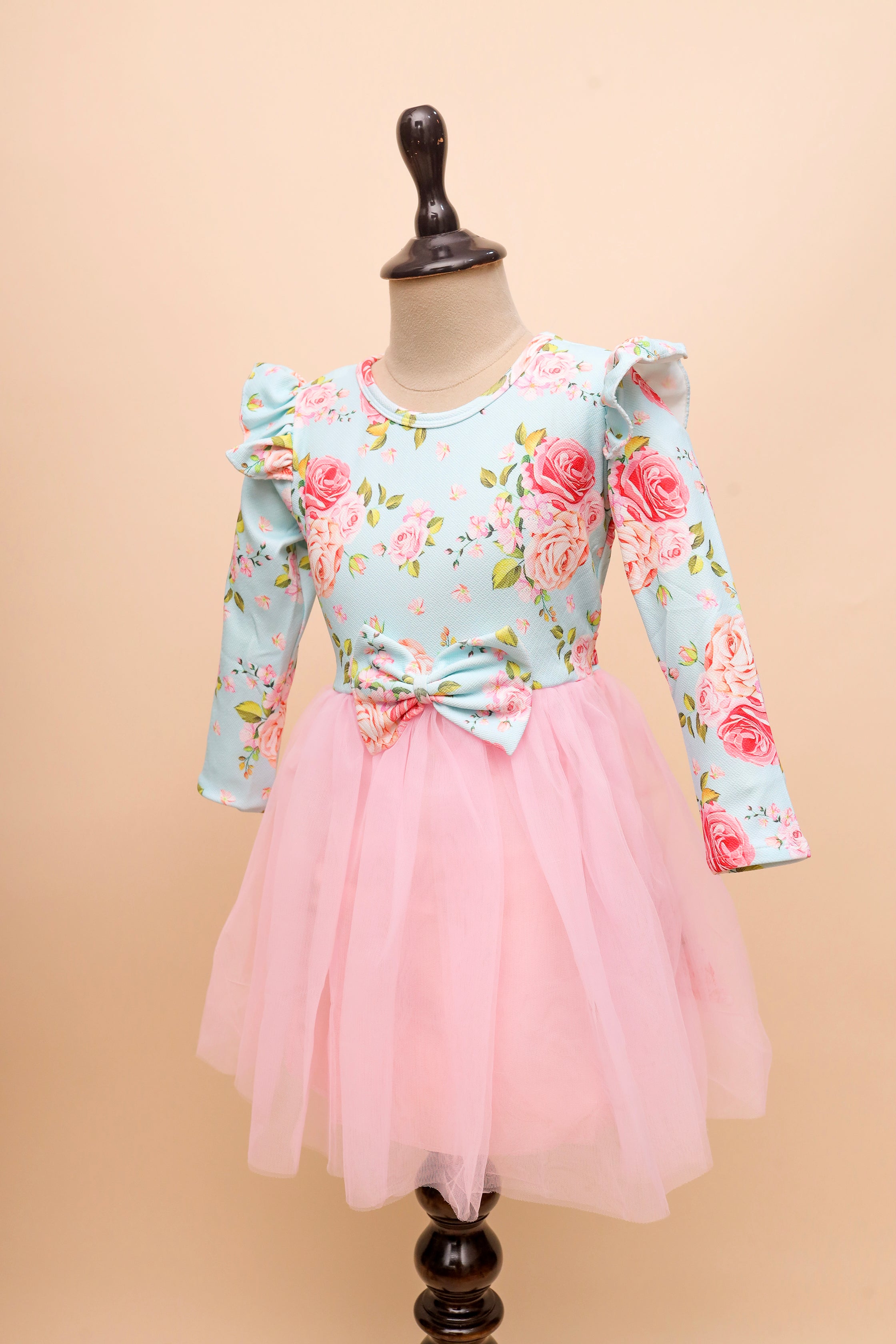 Sky Rose Tulle Frock