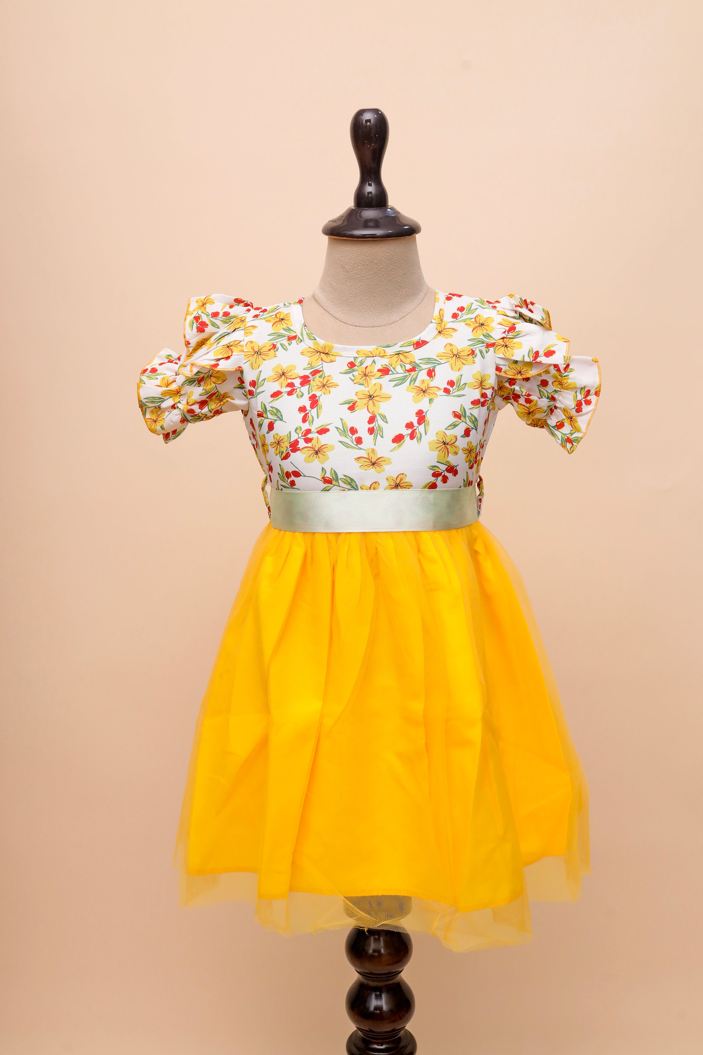 Sunshine Bloom Tulle Frock
