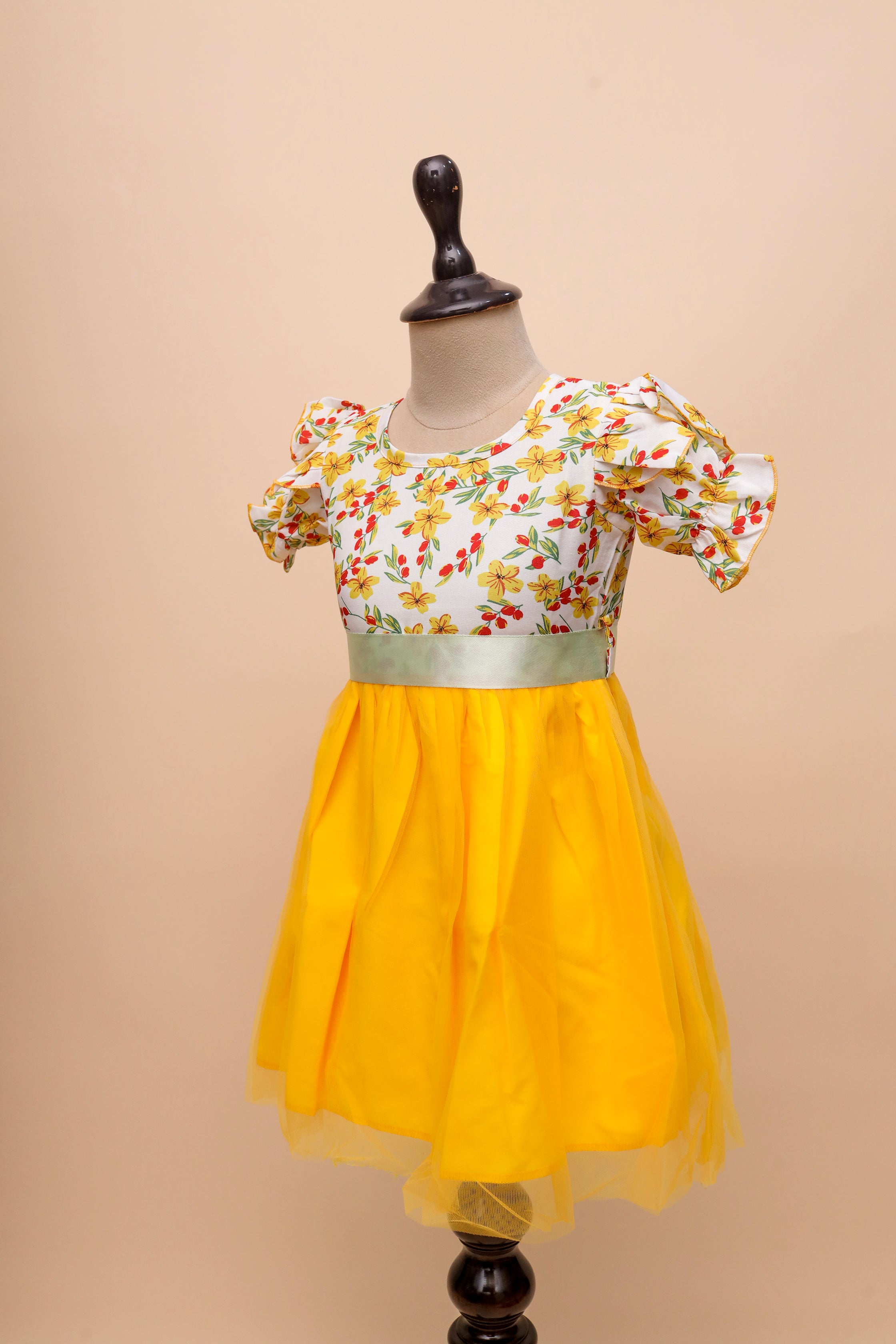 Sunshine Bloom Tulle Frock