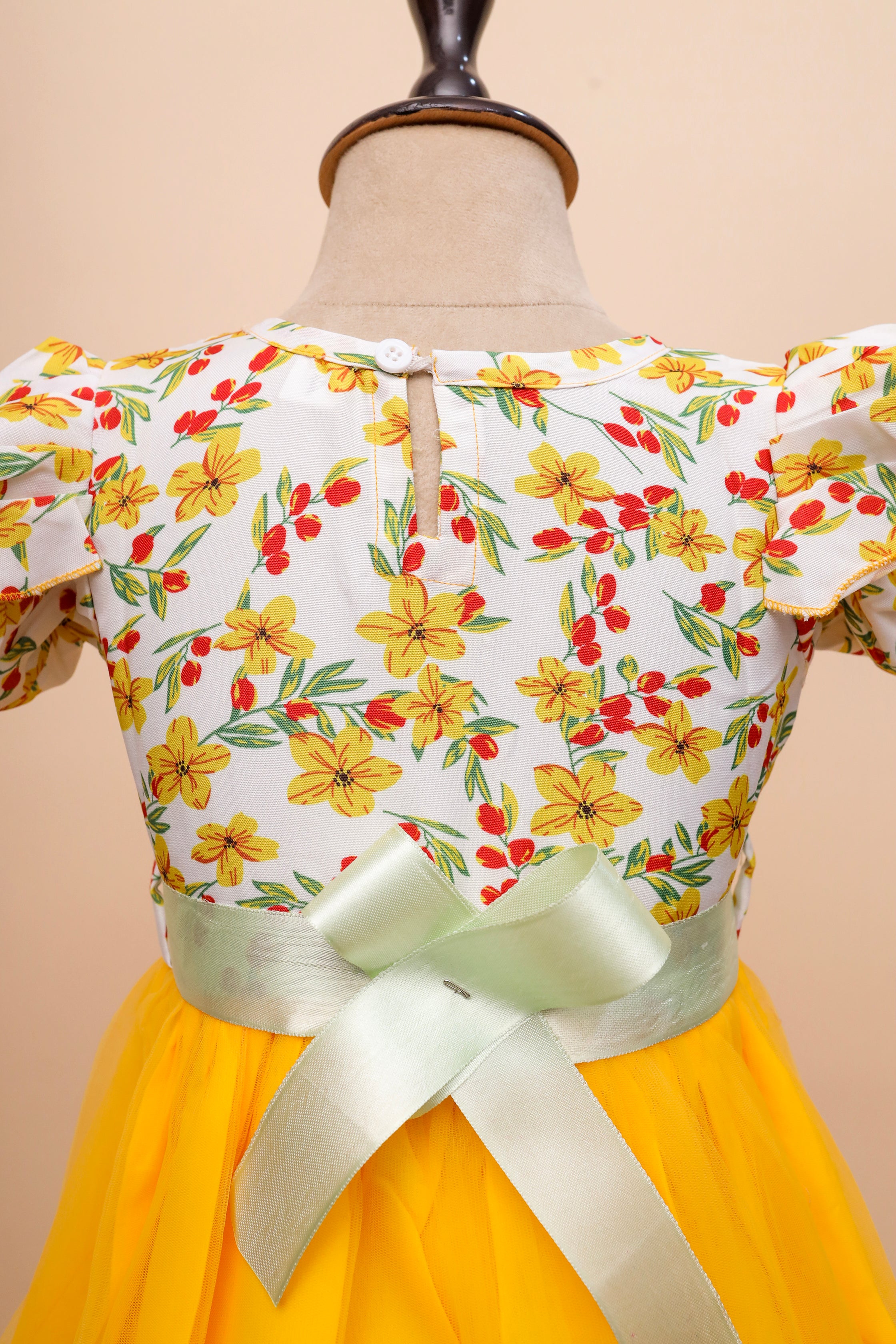 Sunshine Bloom Tulle Frock