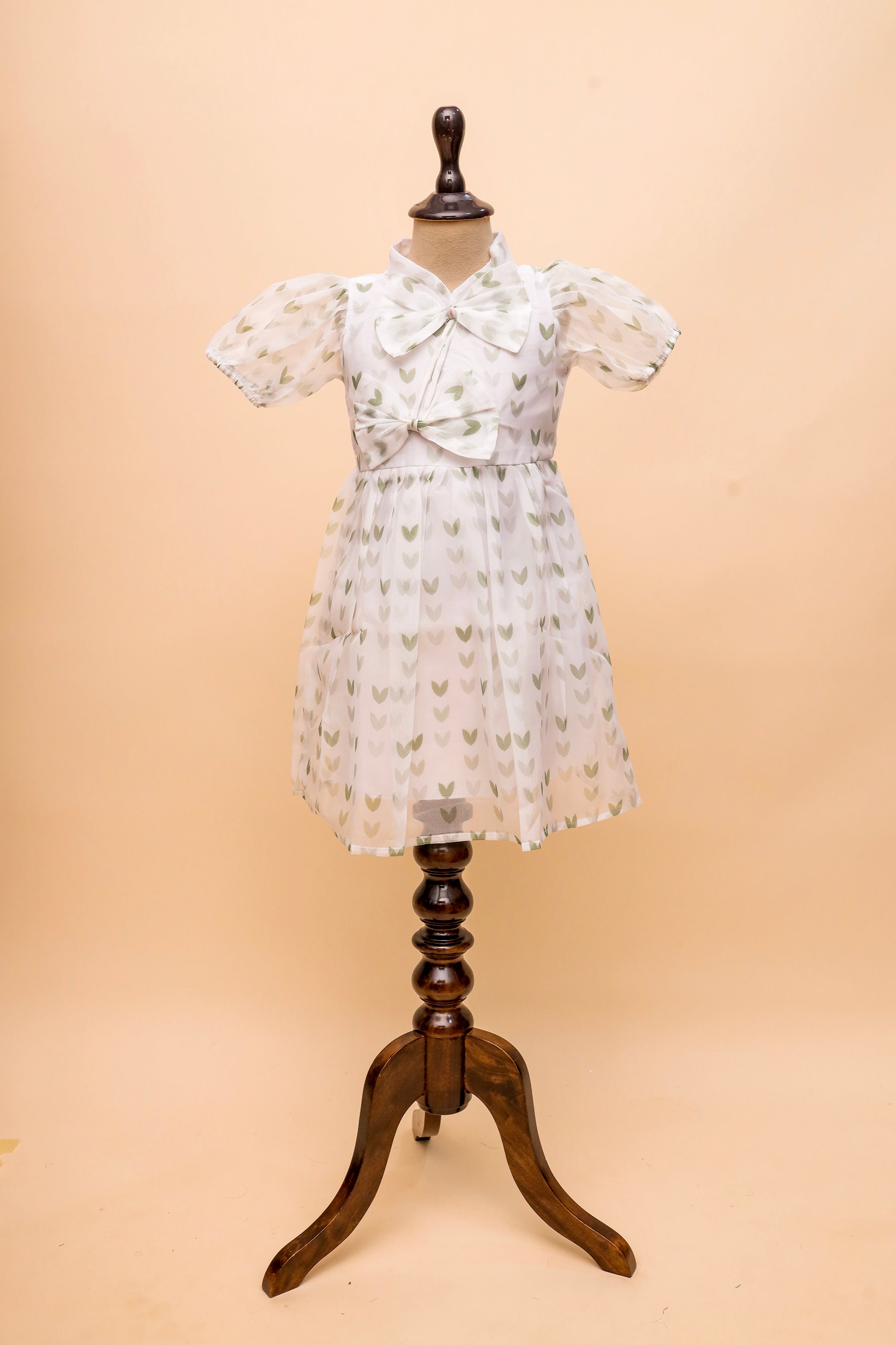 Olive Whisper Collar Frock