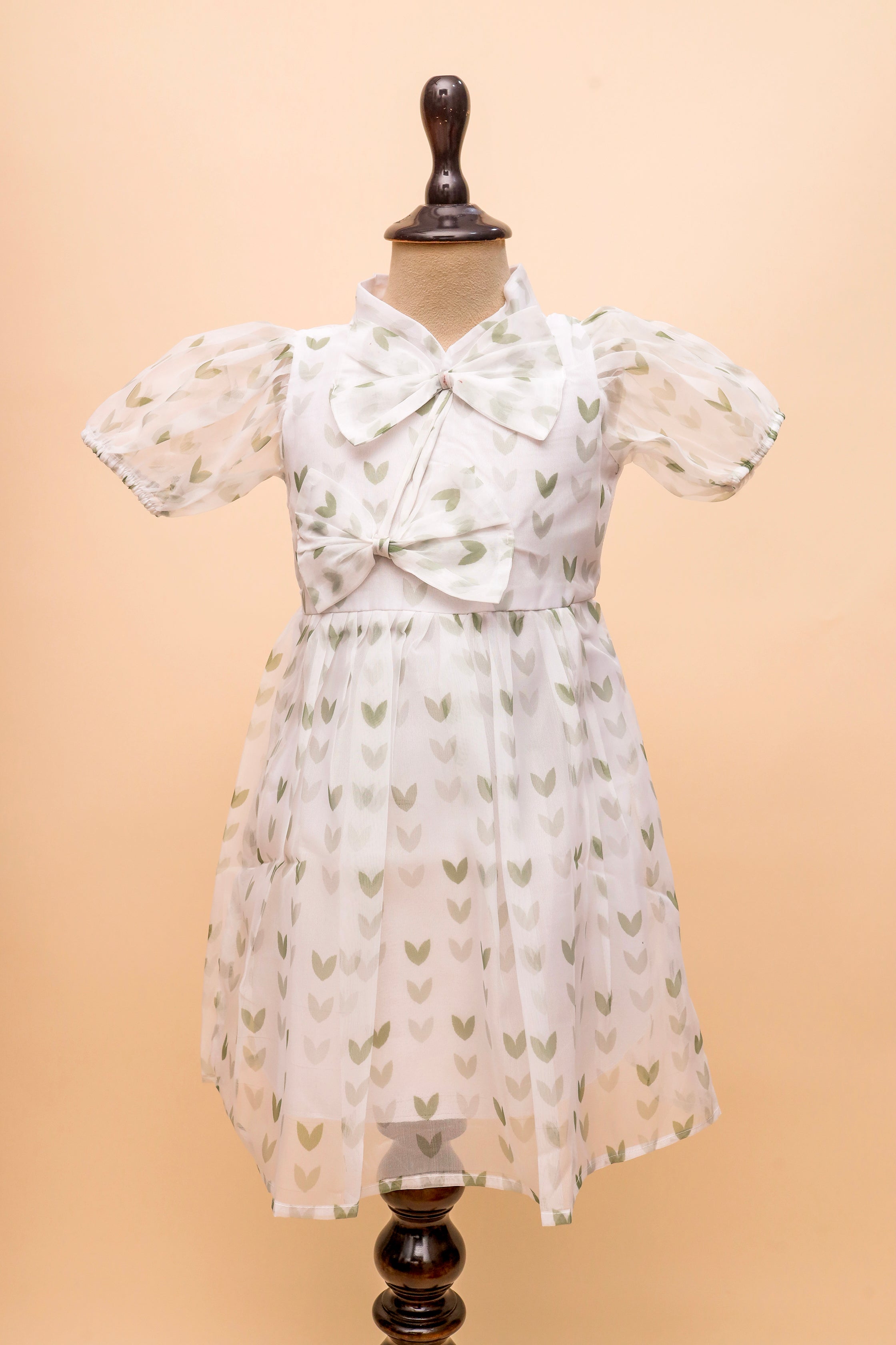 Olive Whisper Collar Frock