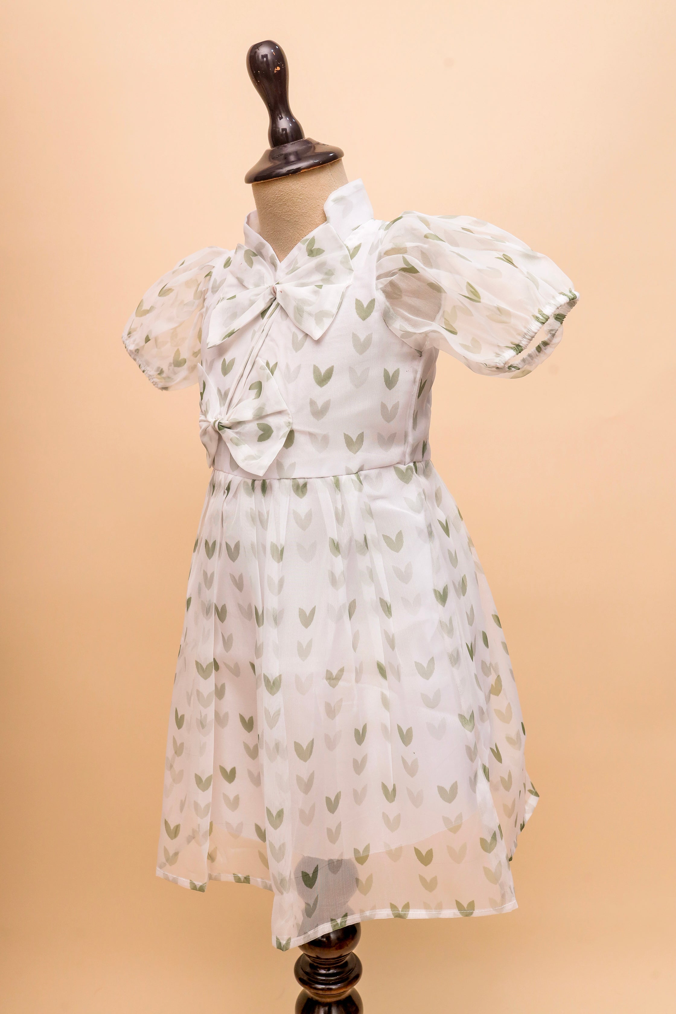 Olive Whisper Collar Frock