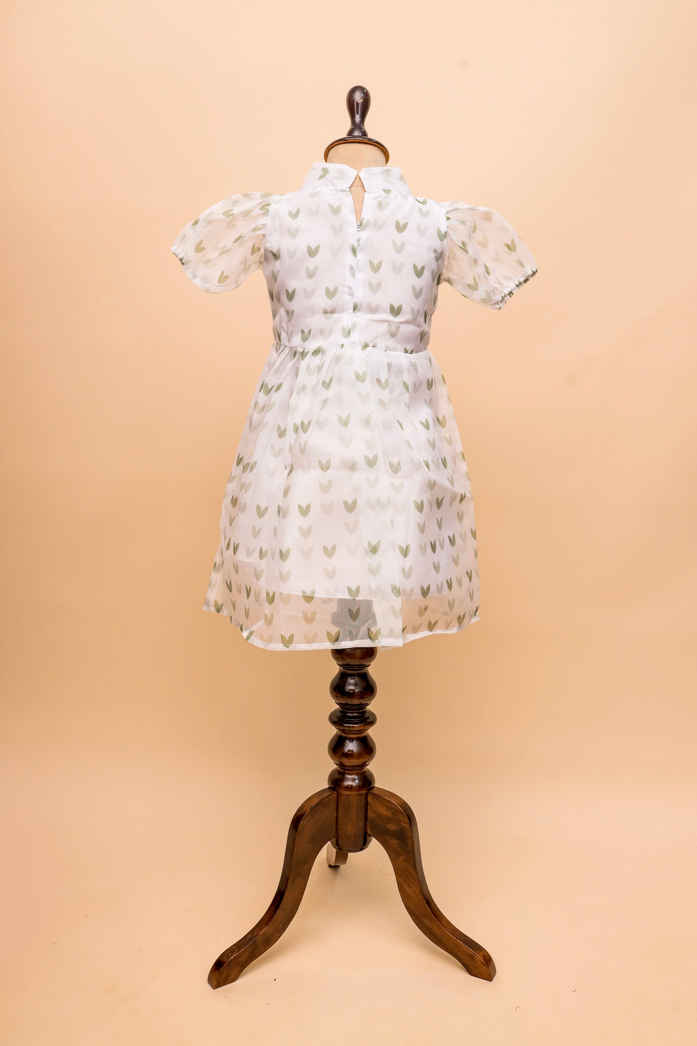 Olive Whisper Collar Frock
