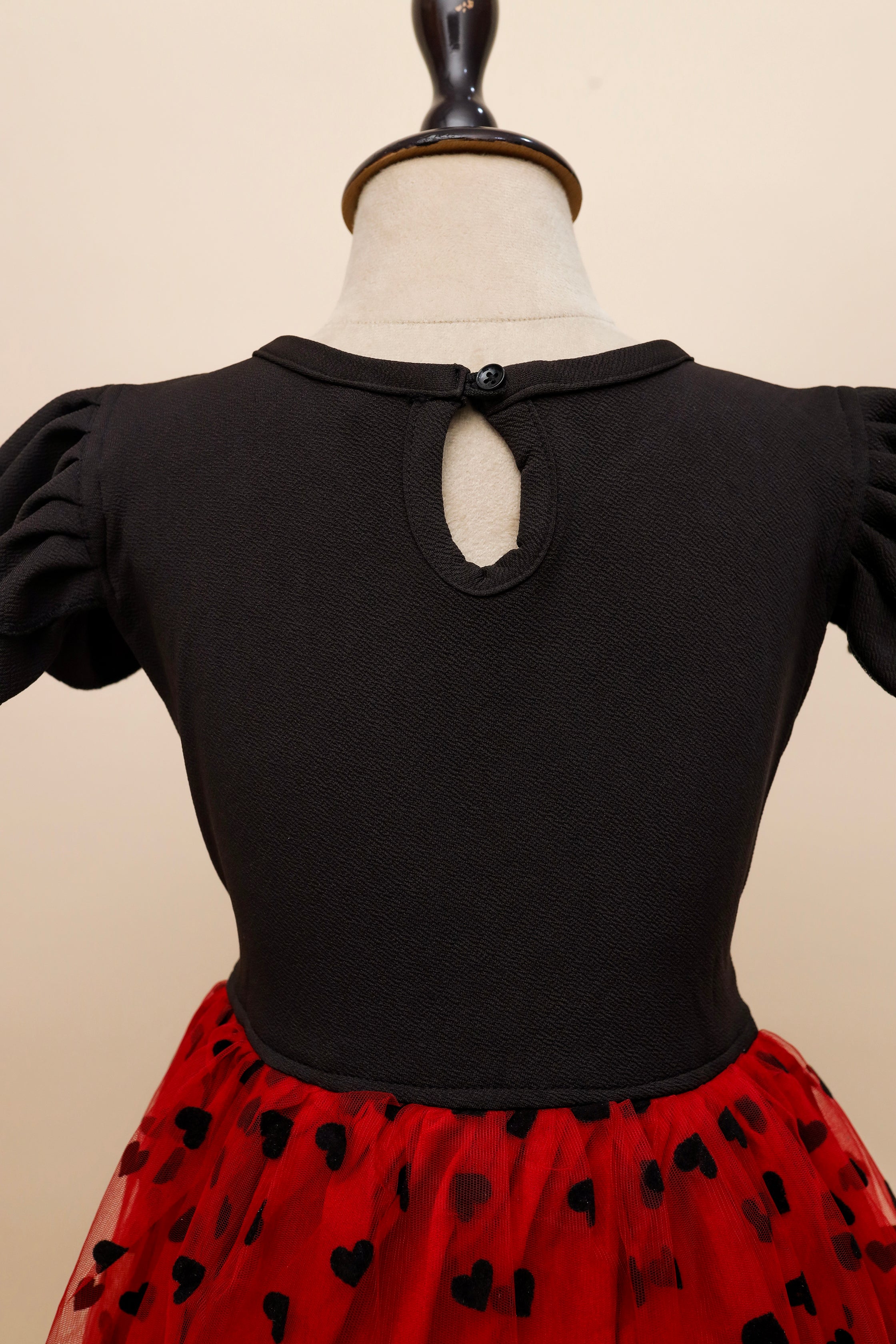 Red Heart Bow Frock